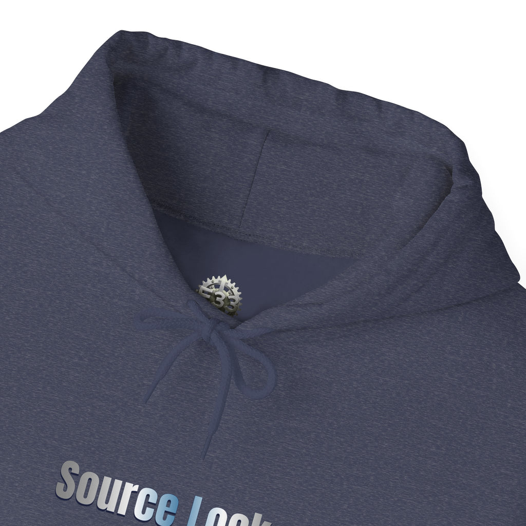 “Source Lock” Hoodie Sweatshirt- Sleeve Print Affirmation