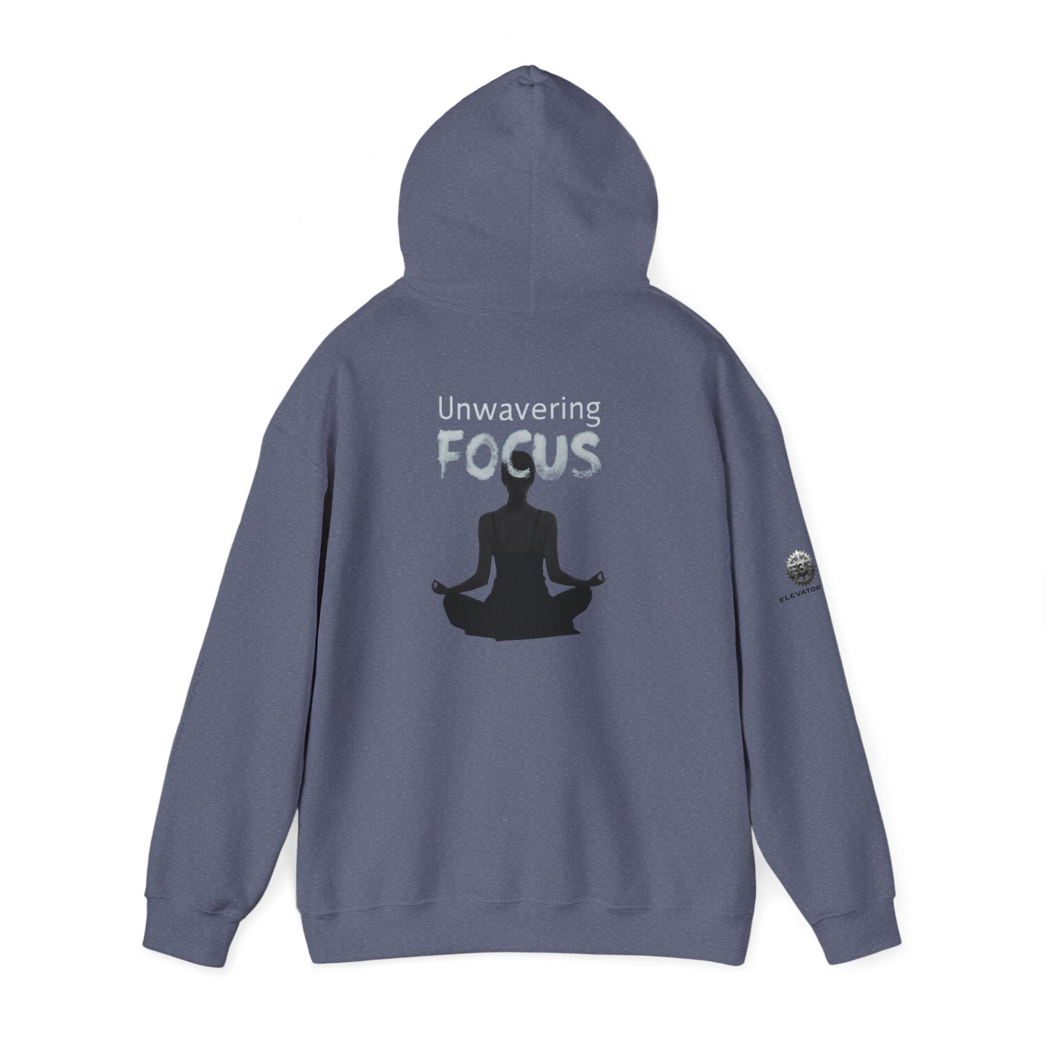 “Unwavering Focus” Hoodie- Sleeve Print Affirmation