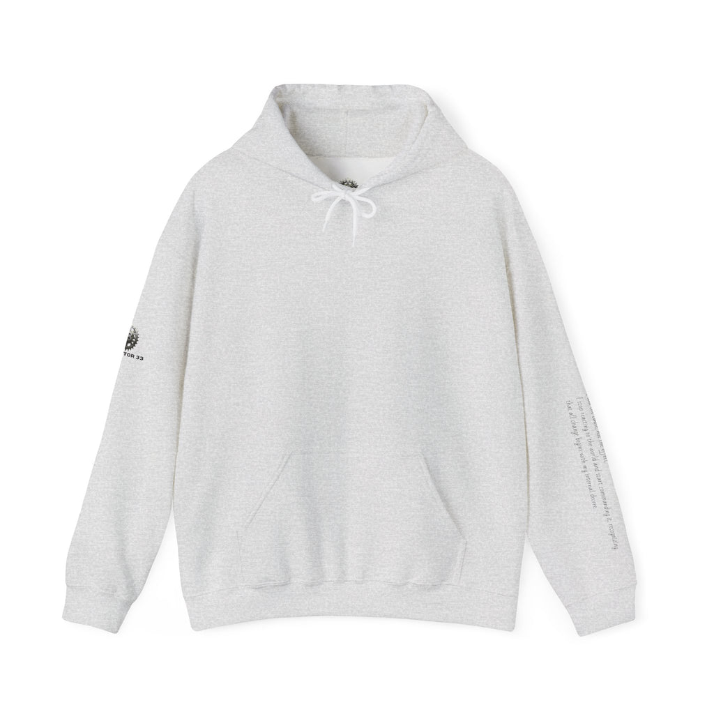 “Core Radiance” Hoodie-  Sleeve Print Affirmation