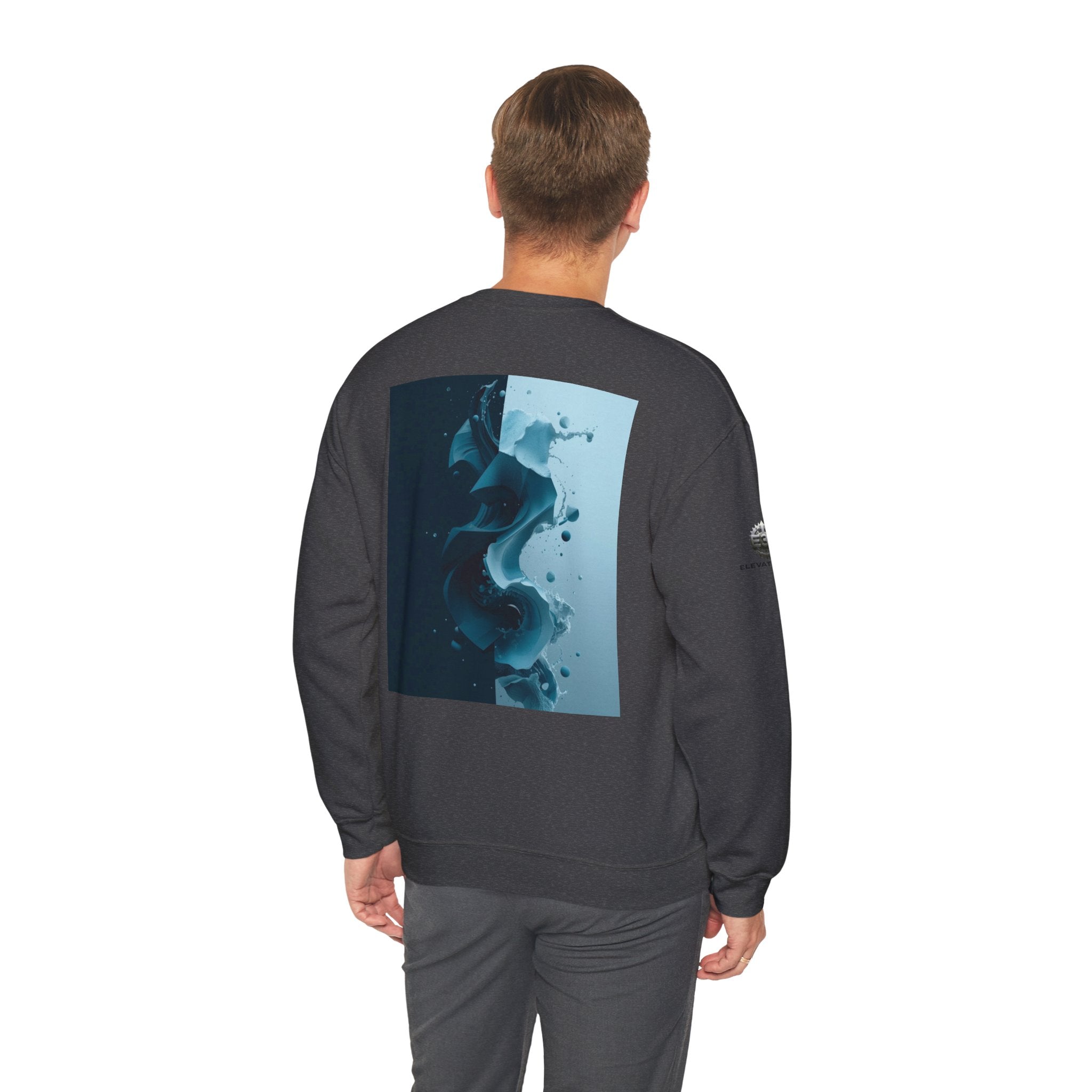 “Shifted State” Crewneck Sweatshirt- Sleeve Print Affirmation