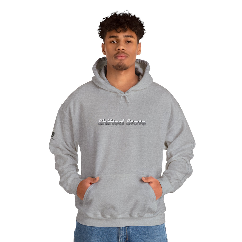 “Shifted State” Hoodie- Sleeve Print Affirmation