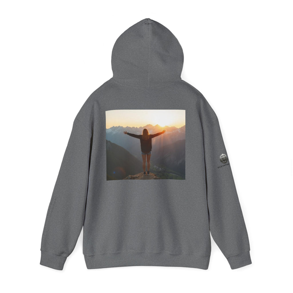 “View Point” Hoodie- Sleeve Print Affirmation
