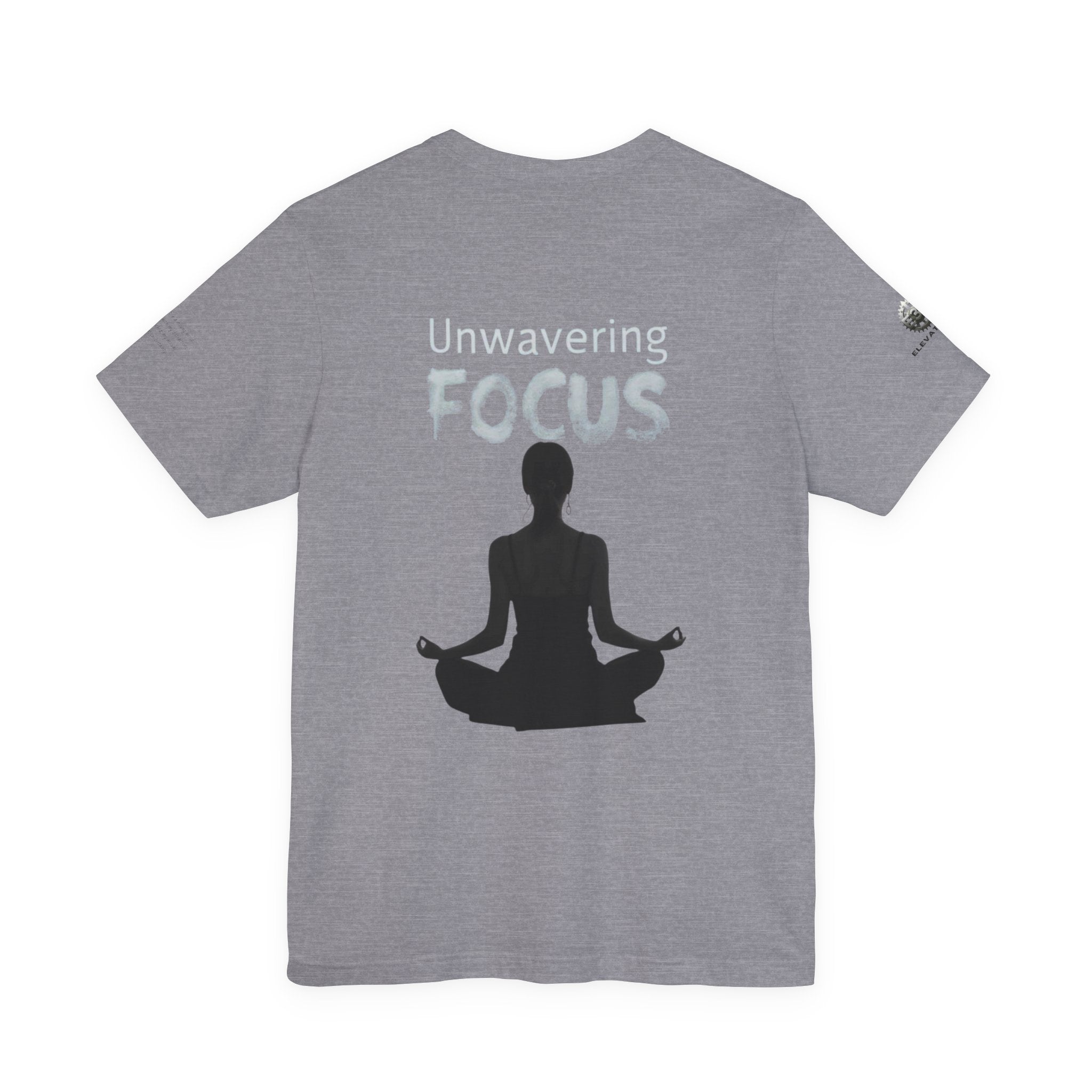 Unwavering Focus Tee — Affirmation Sleeve Graphic T-Shirt