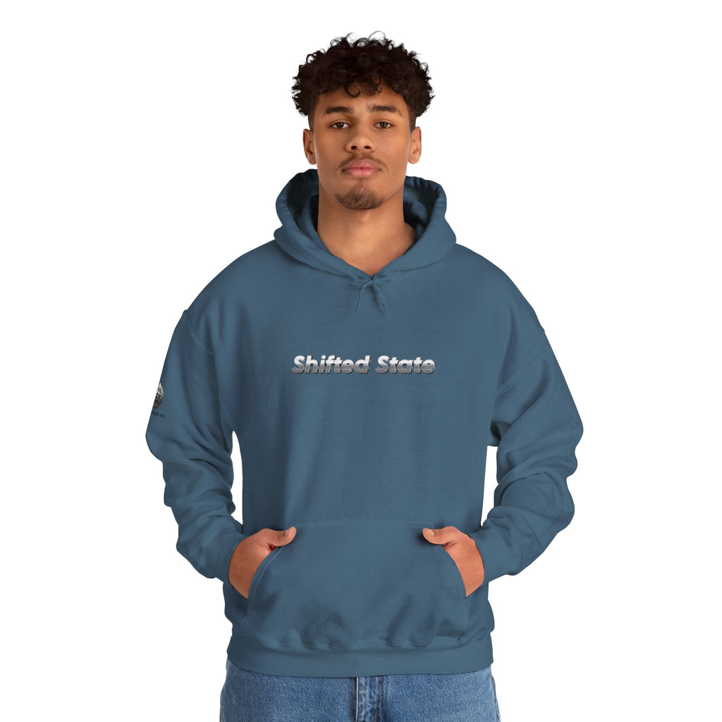 “Shifted State” Hoodie- Sleeve Print Affirmation