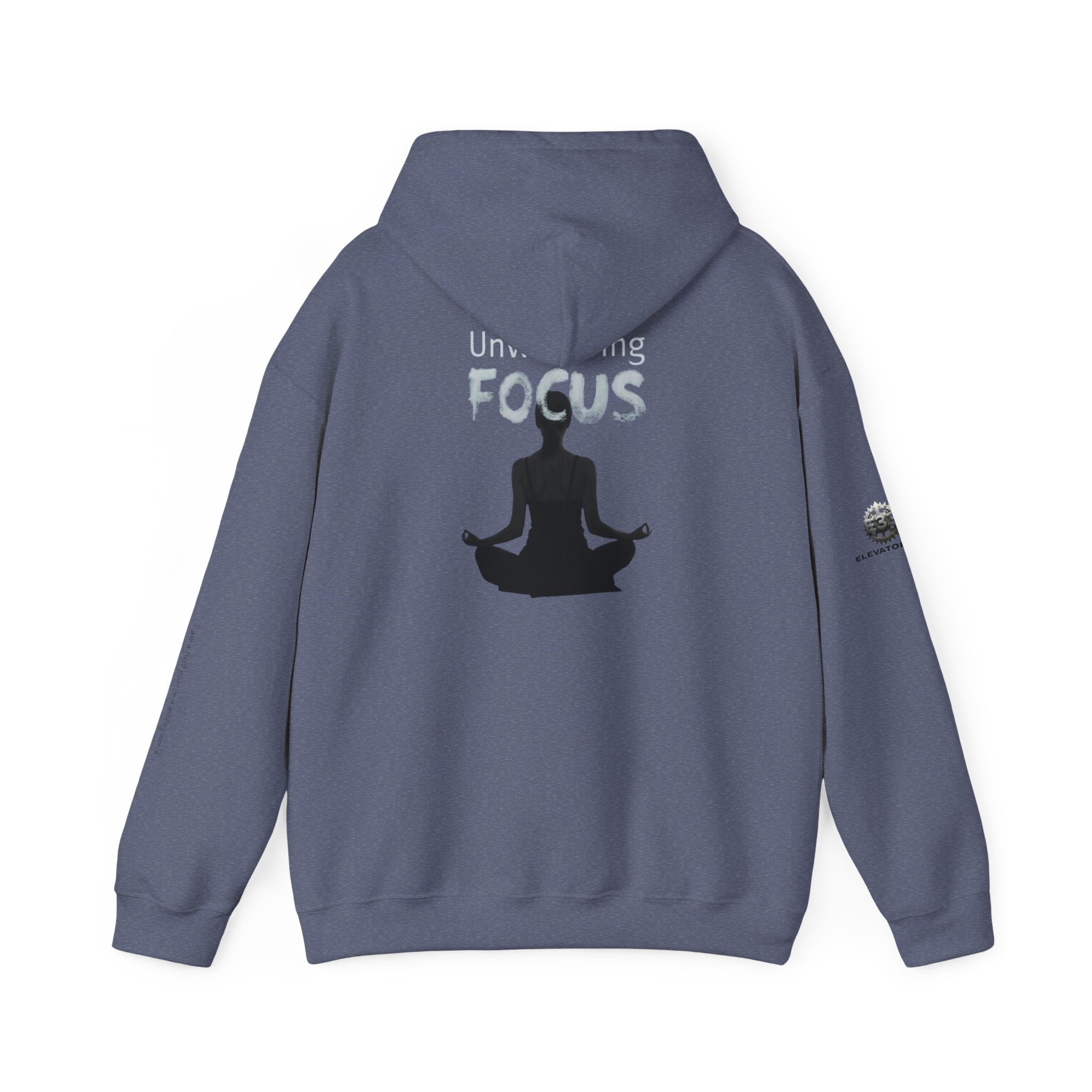“Unwavering Focus” Hoodie- Sleeve Print Affirmation