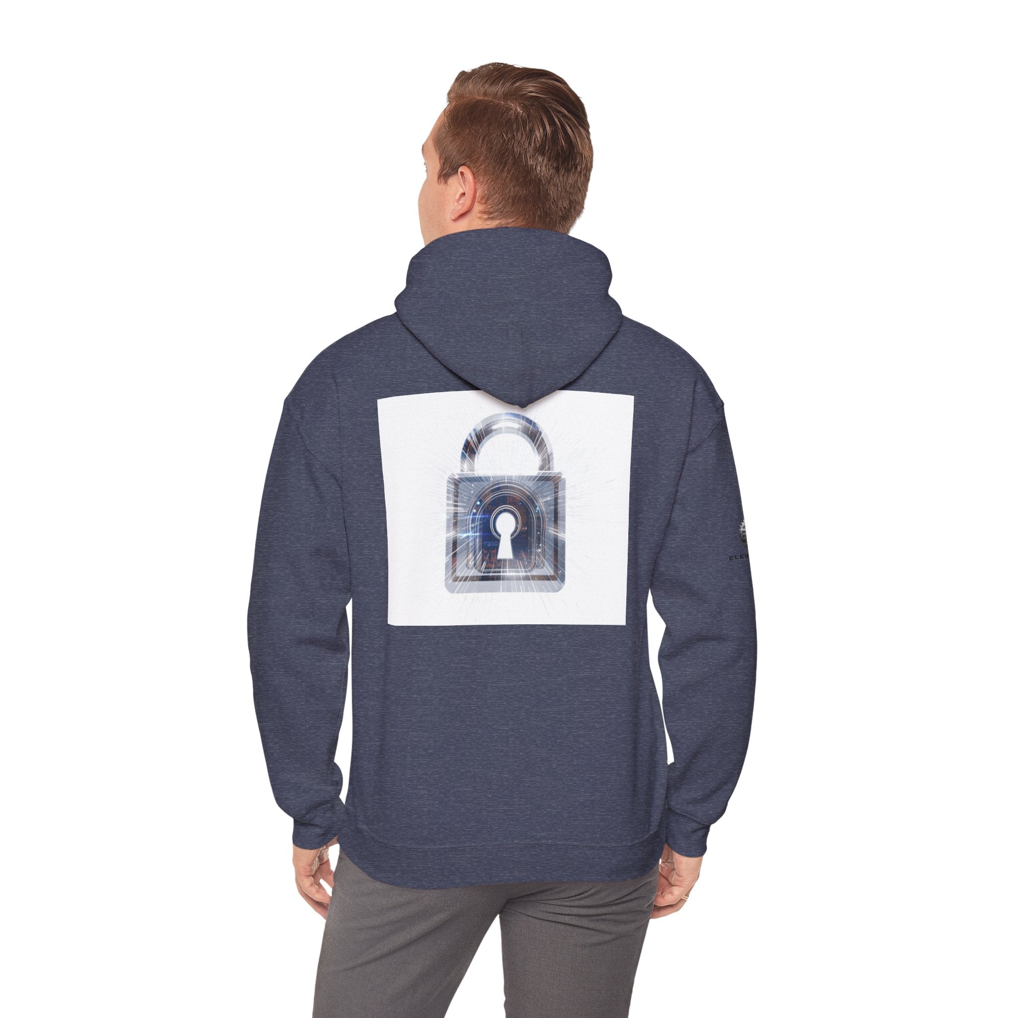 “Source Lock” Hoodie Sweatshirt- Sleeve Print Affirmation