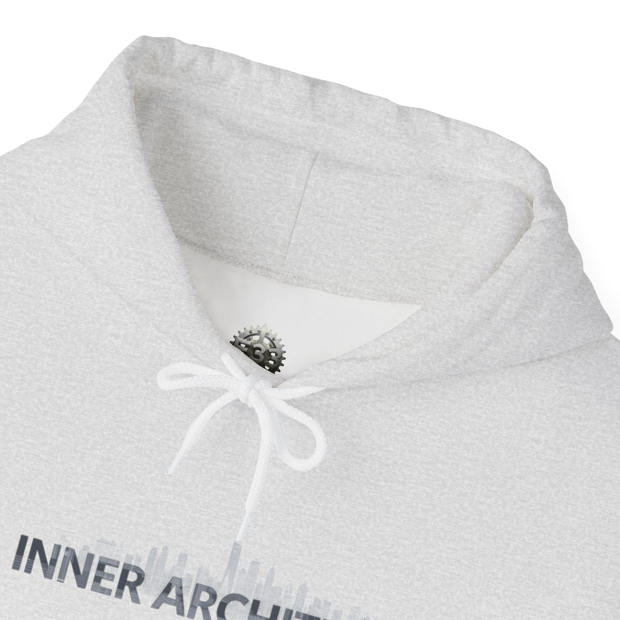 "Inner Architect" Hoodie Sweatshirt- Sleeve Printed Affirmation