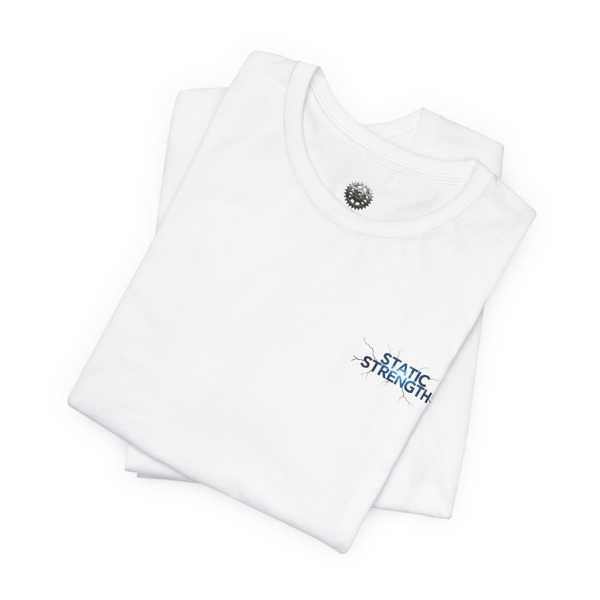 Static Strength T-Shirt — 'In the chaos, I am unmoving' Motivational Tee