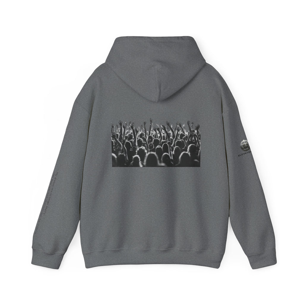 “Graphic Debut” Hoodie- Sleeve Printed Affirmation