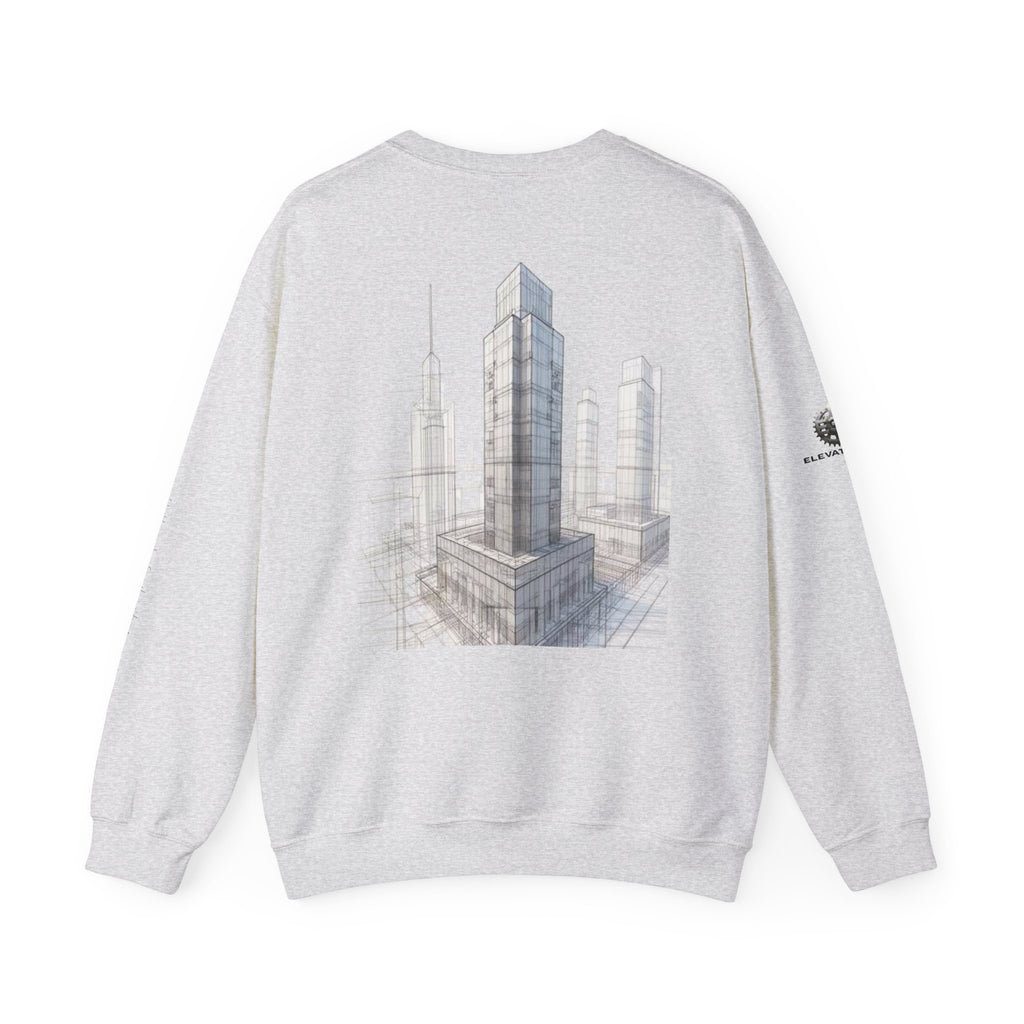 "Inner Architect" Crewneck Sweatshirt- Sleeve Printed Affirmation
