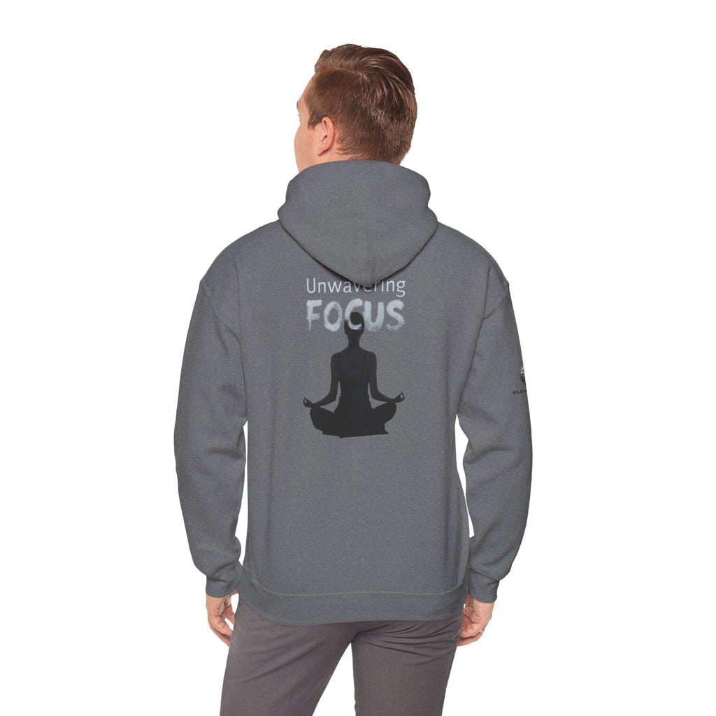 “Unwavering Focus” Hoodie- Sleeve Print Affirmation