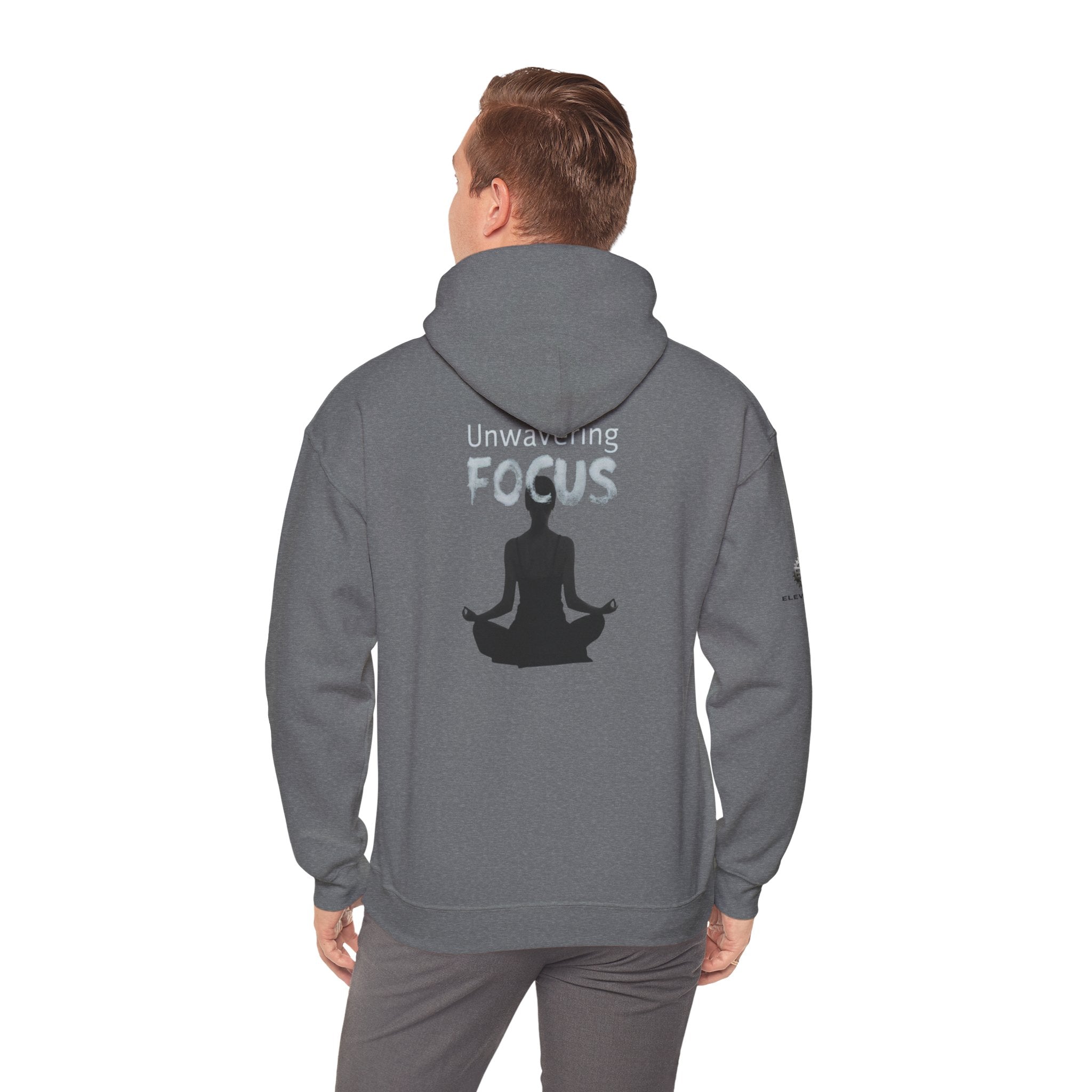 “Unwavering Focus” Hoodie- Sleeve Print Affirmation