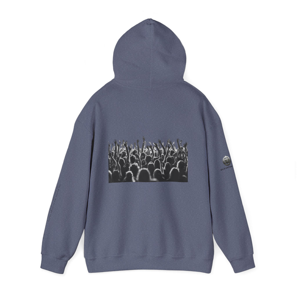 “Graphic Debut” Hoodie- Sleeve Printed Affirmation
