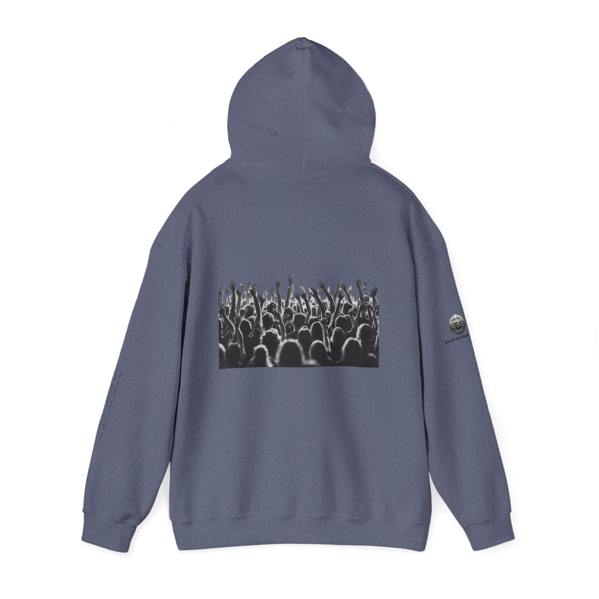 “Graphic Debut” Hoodie- Sleeve Printed Affirmation
