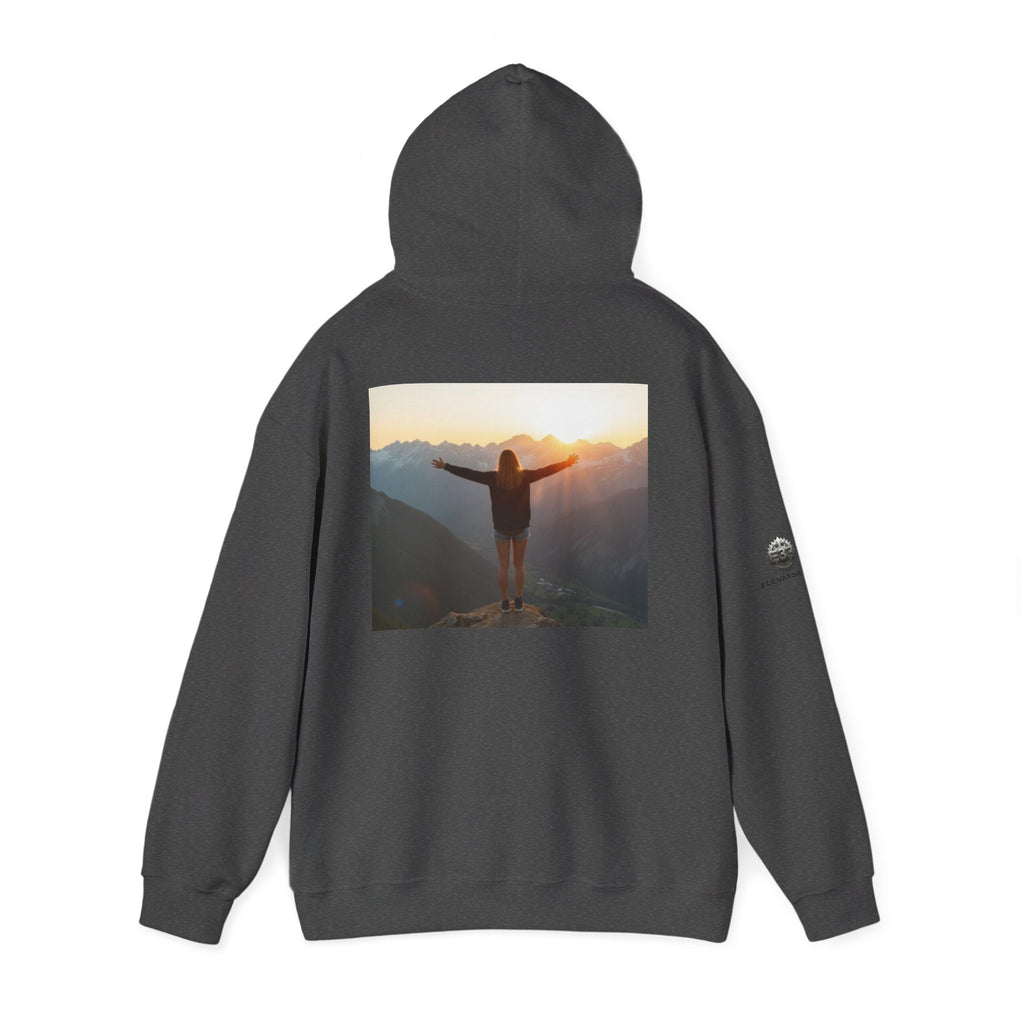 “View Point” Hoodie- Sleeve Print Affirmation