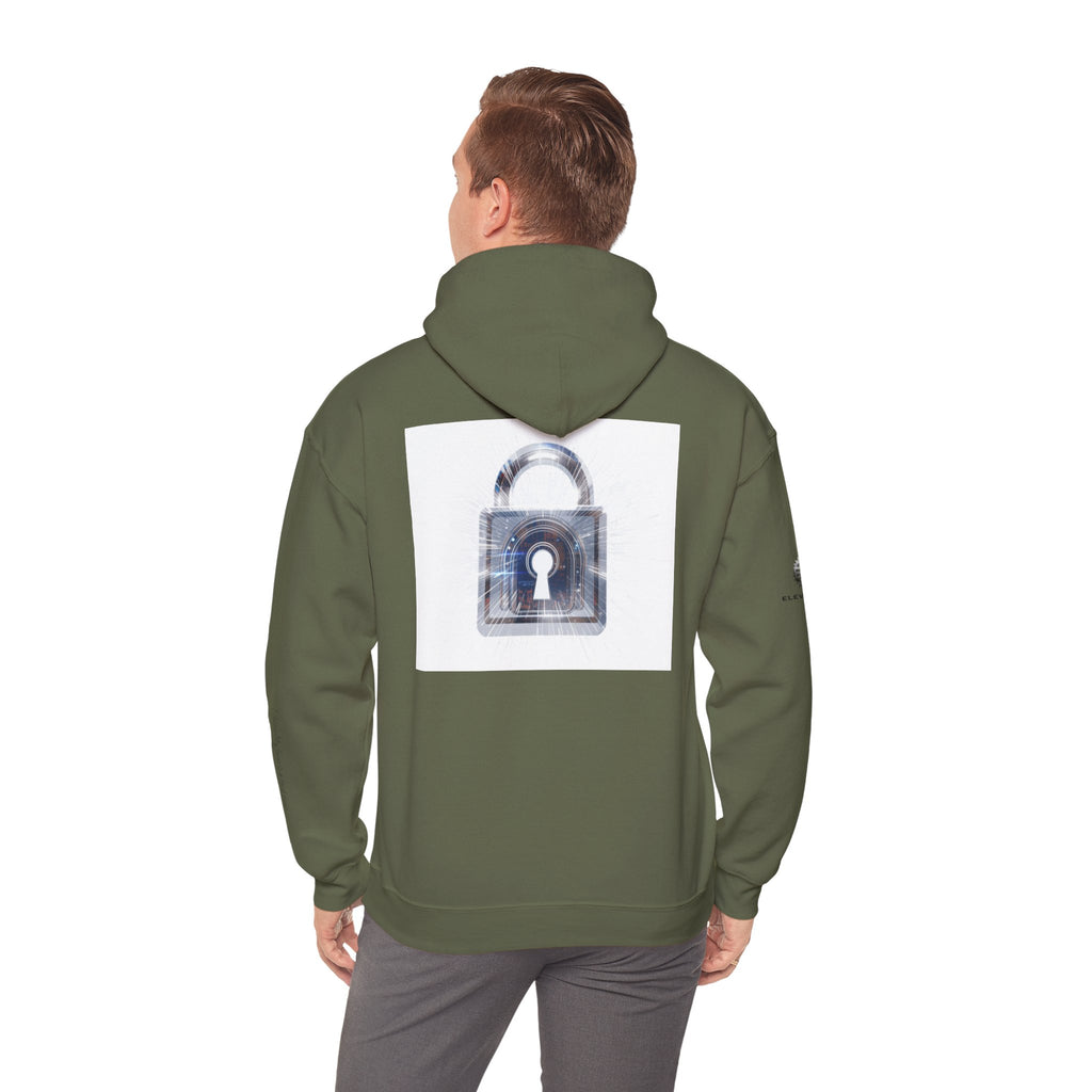 “Source Lock” Hoodie Sweatshirt- Sleeve Print Affirmation