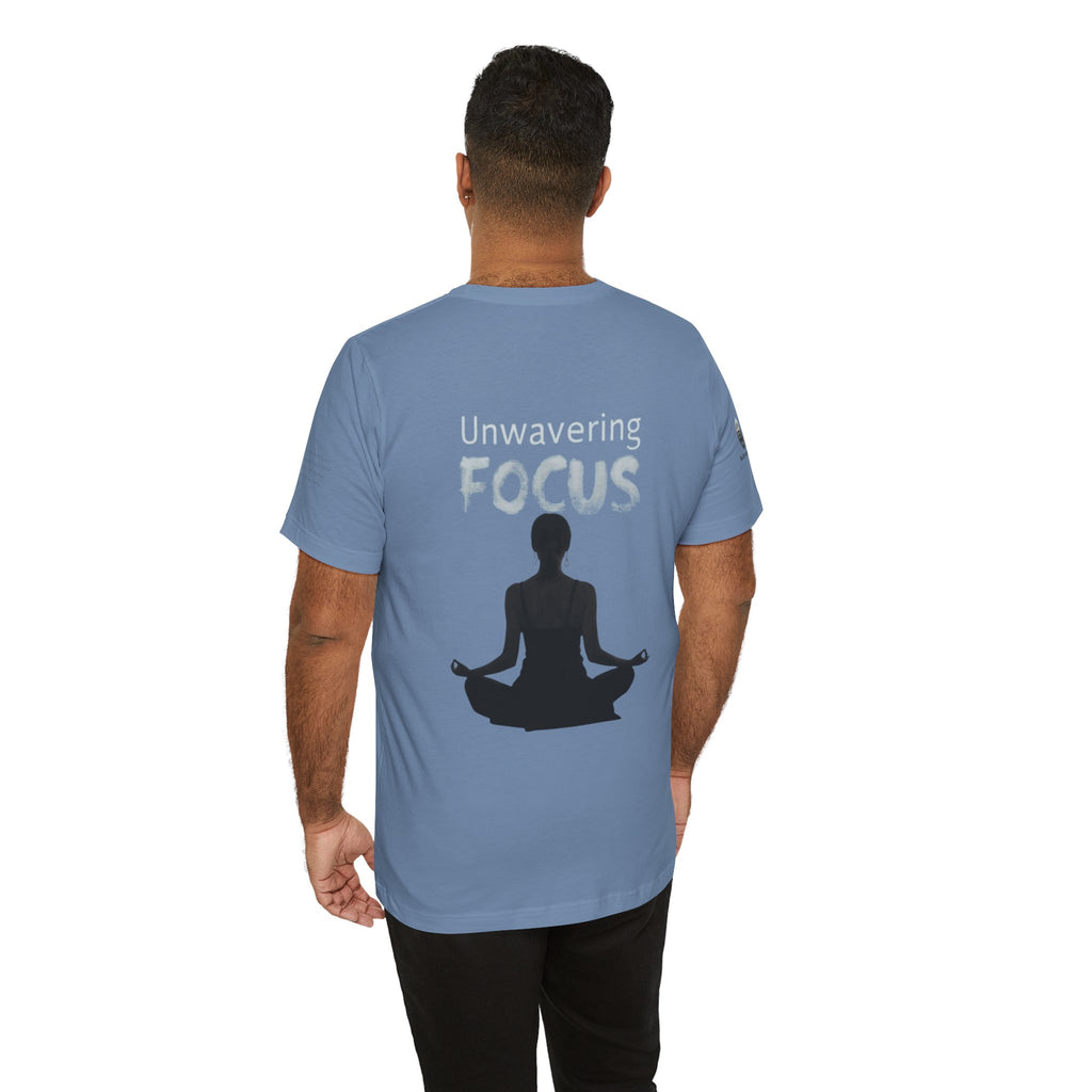 Unwavering Focus Tee — Affirmation Sleeve Graphic T-Shirt