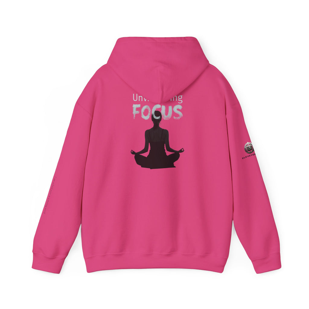 “Unwavering Focus” Hoodie- Sleeve Print Affirmation