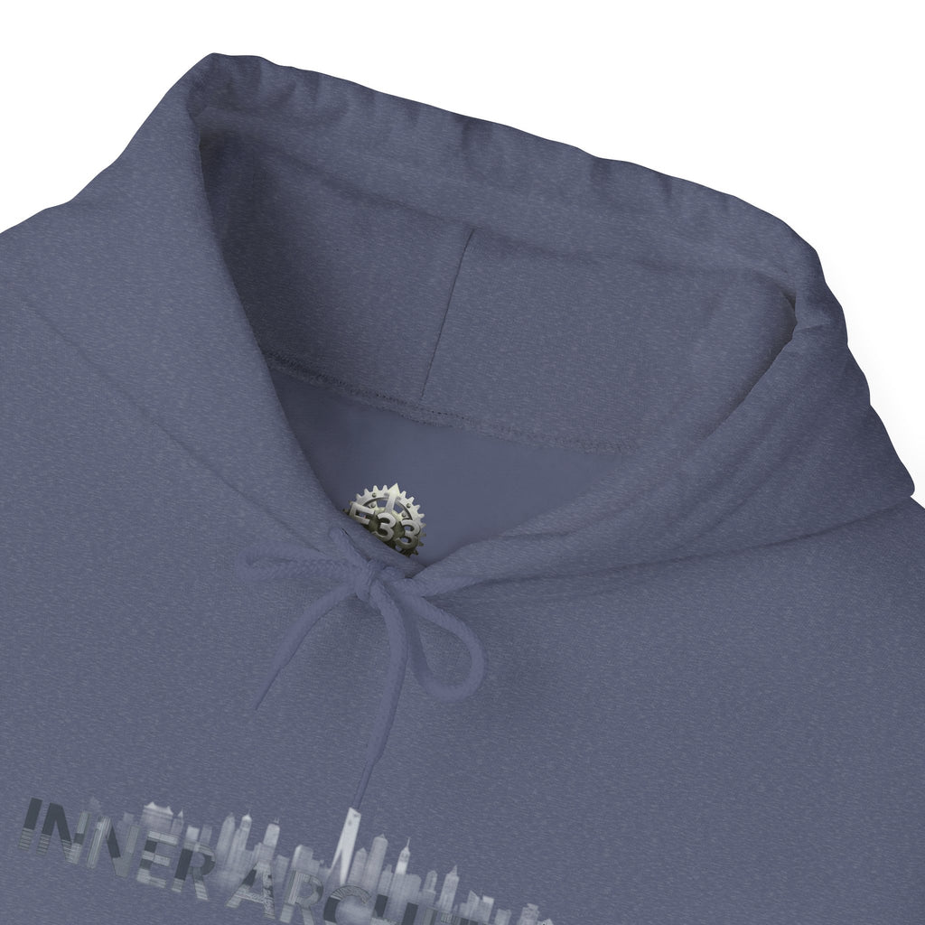 "Inner Architect" Hoodie Sweatshirt- Sleeve Printed Affirmation
