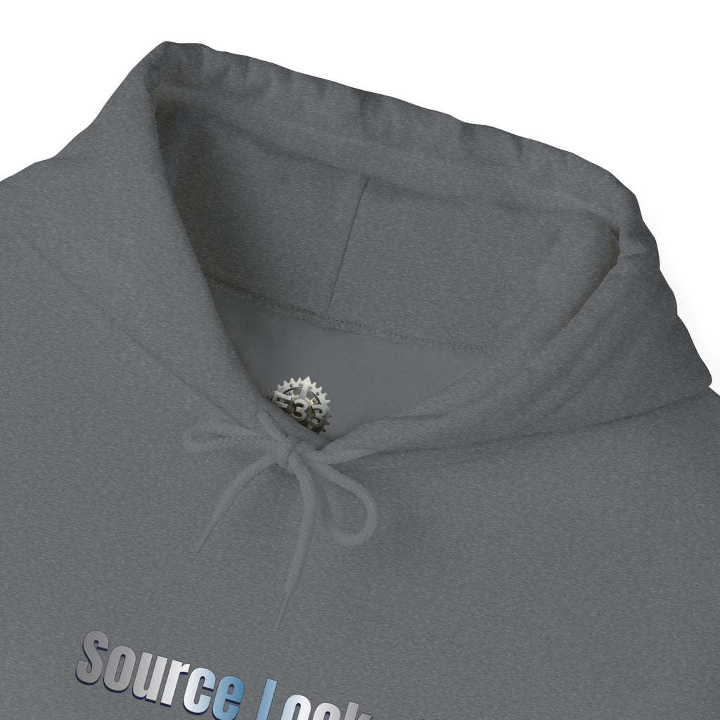 “Source Lock” Hoodie Sweatshirt- Sleeve Print Affirmation