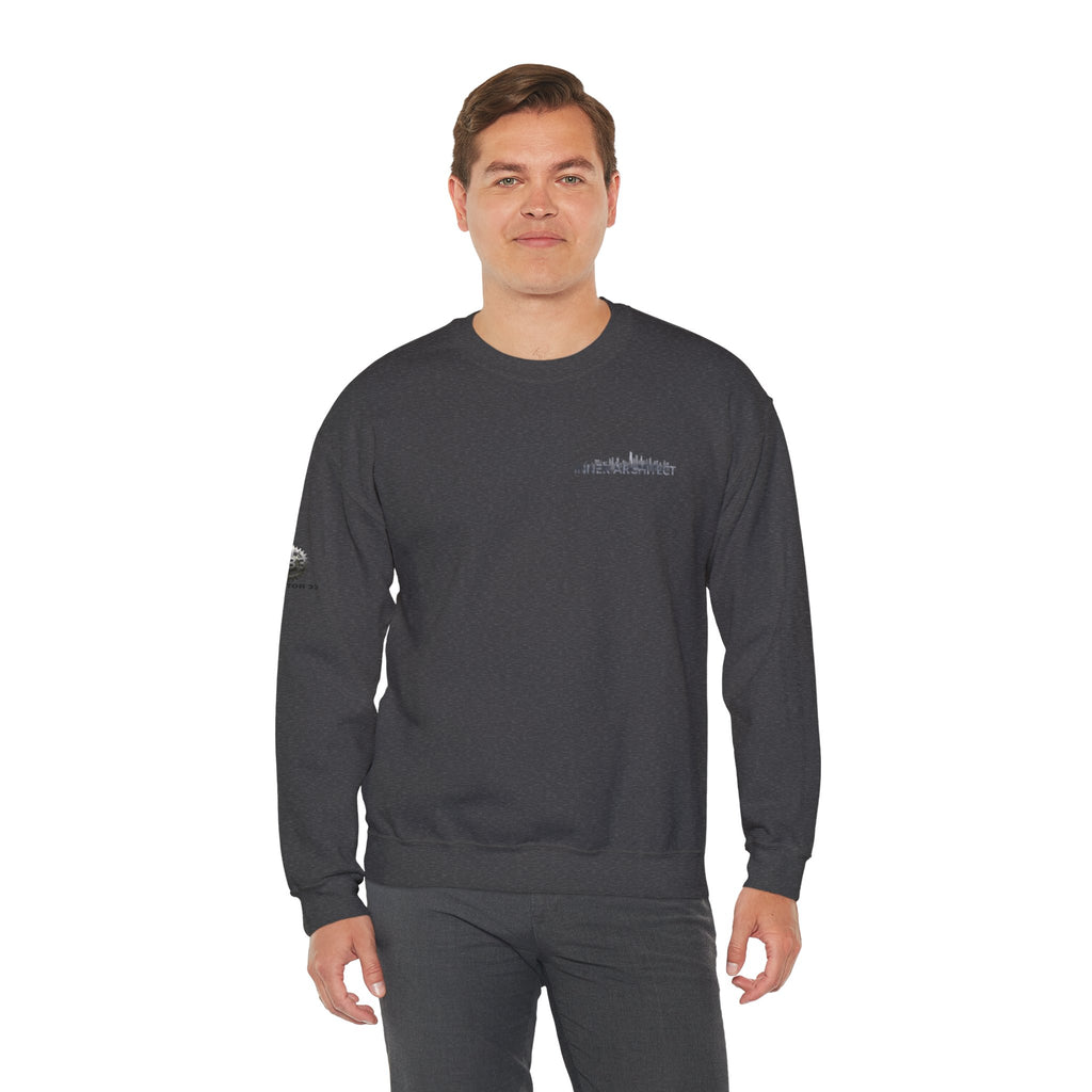 "Inner Architect" Crewneck Sweatshirt- Sleeve Printed Affirmation