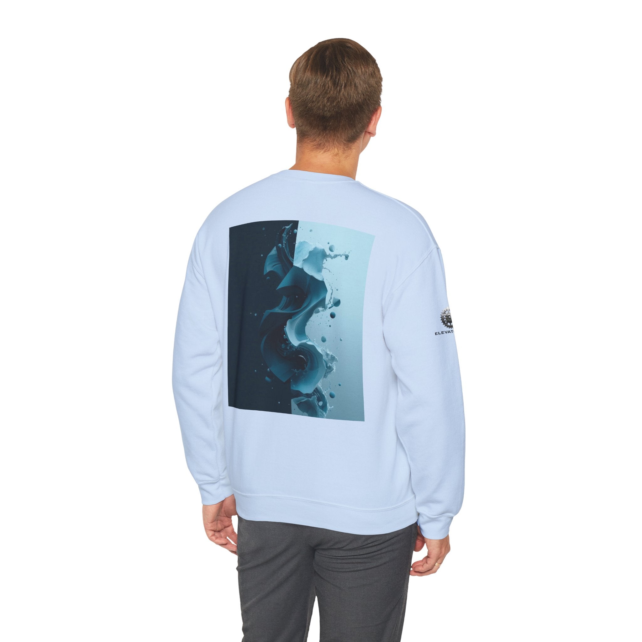 “Shifted State” Crewneck Sweatshirt- Sleeve Print Affirmation