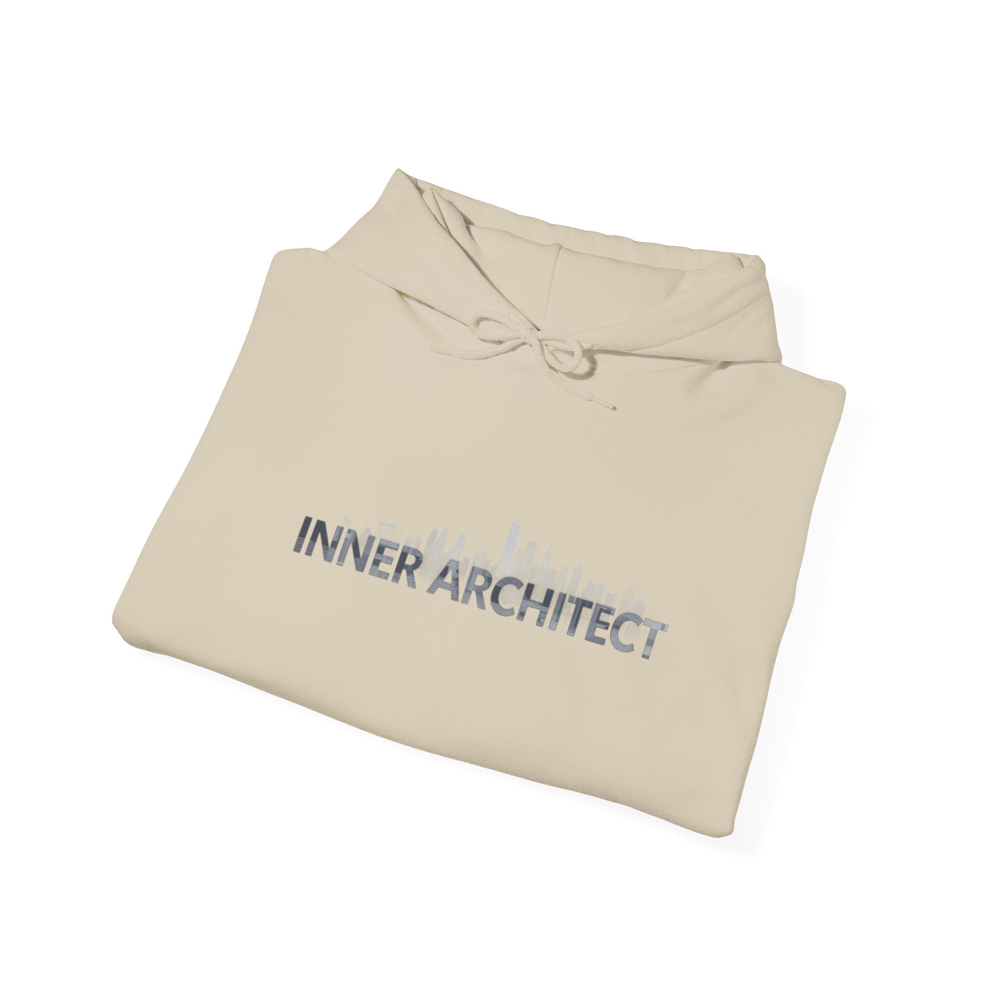 "Inner Architect" Hoodie Sweatshirt- Sleeve Printed Affirmation