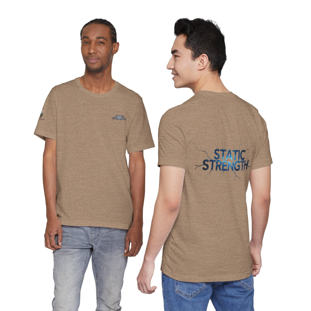 Static Strength T-Shirt — 'In the chaos, I am unmoving' Motivational Tee