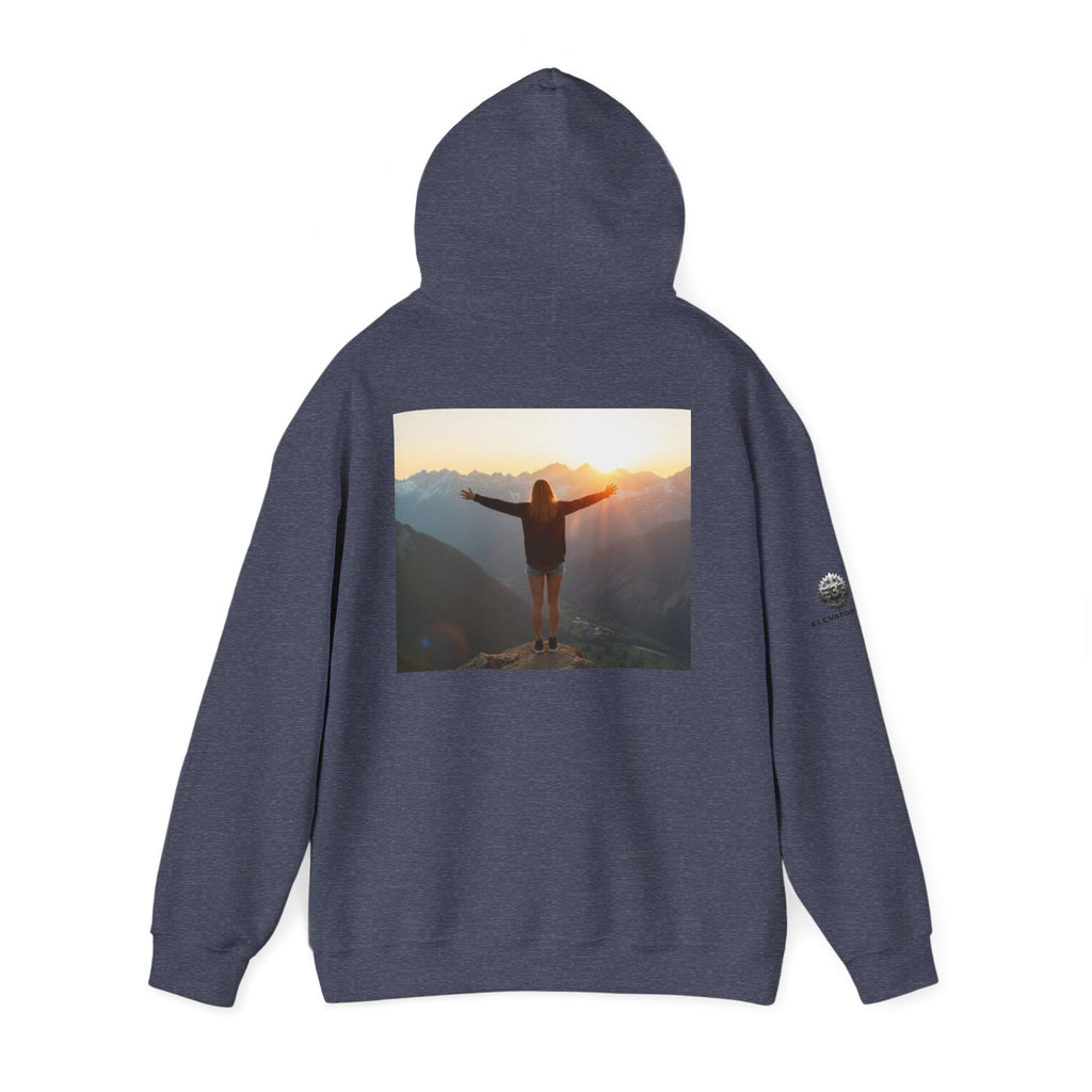 “View Point” Hoodie- Sleeve Print Affirmation