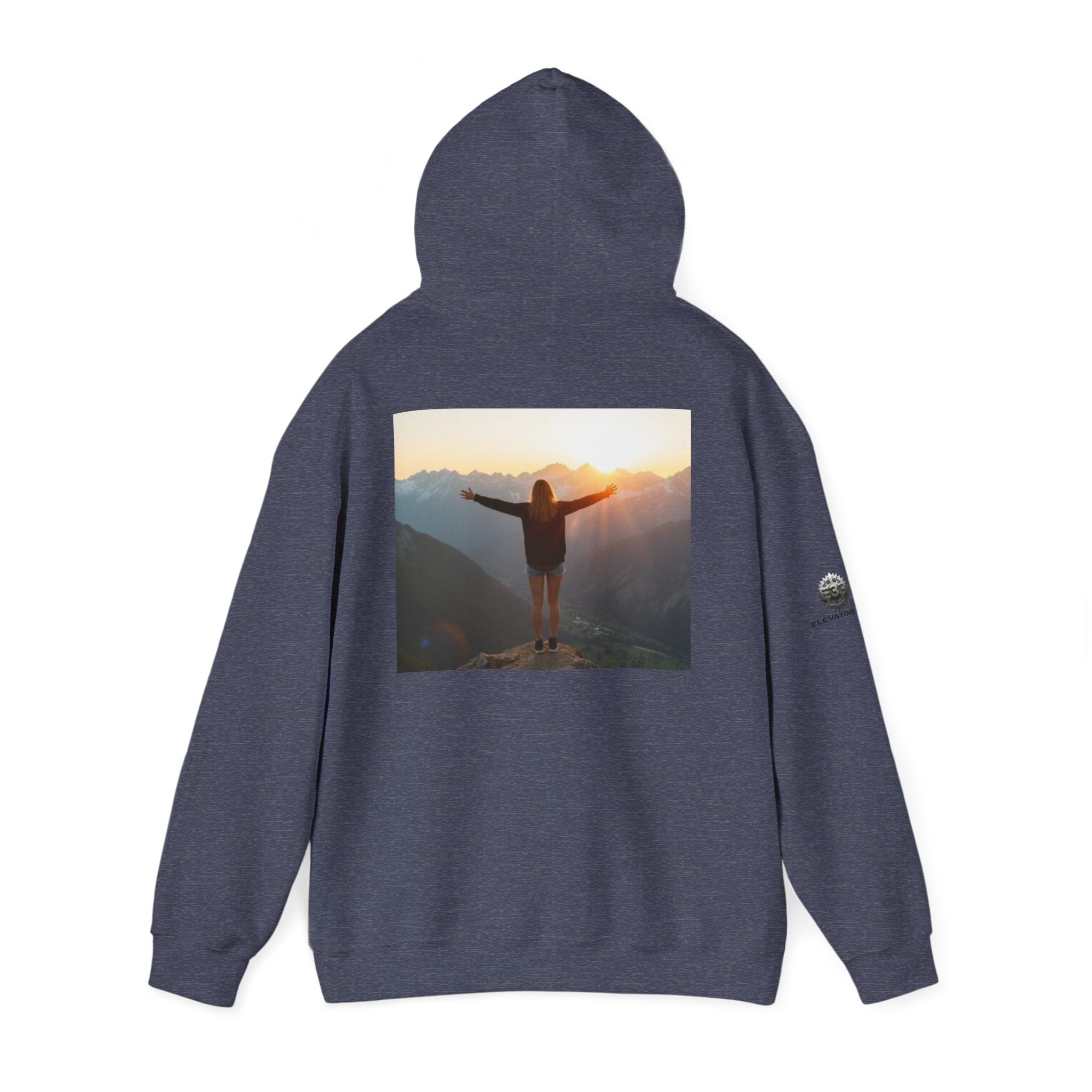 “View Point” Hoodie- Sleeve Print Affirmation