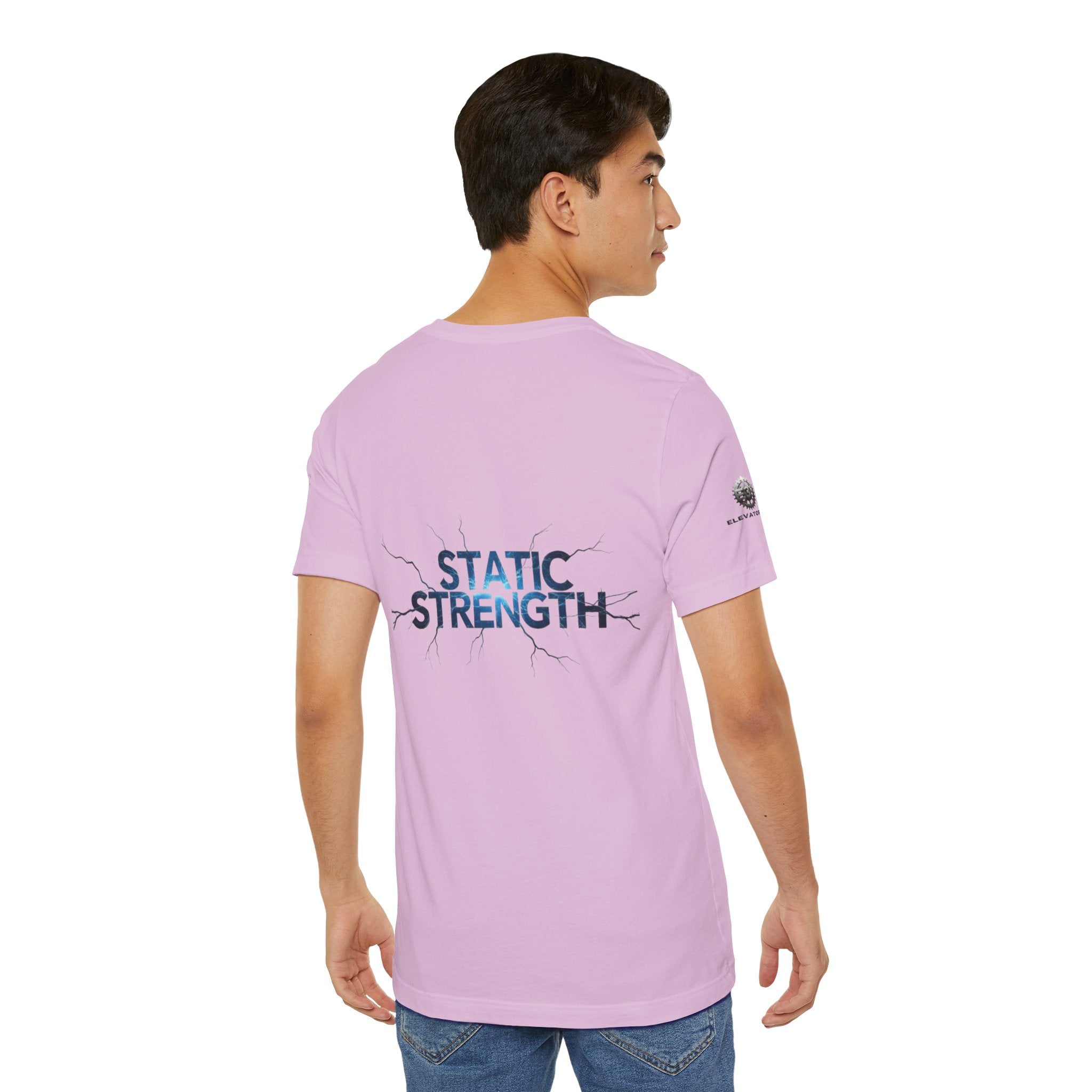 Static Strength T-Shirt — 'In the chaos, I am unmoving' Motivational Tee