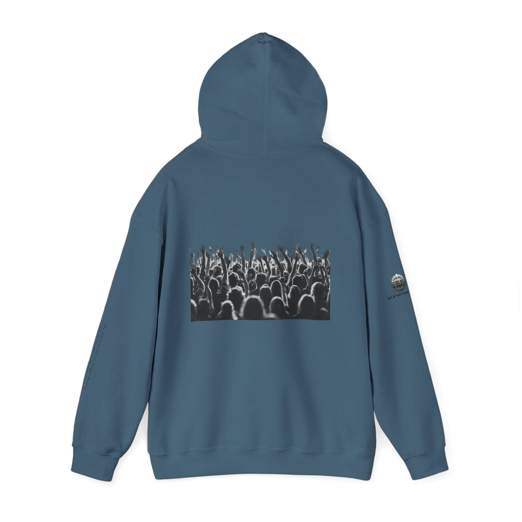 “Graphic Debut” Hoodie- Sleeve Printed Affirmation