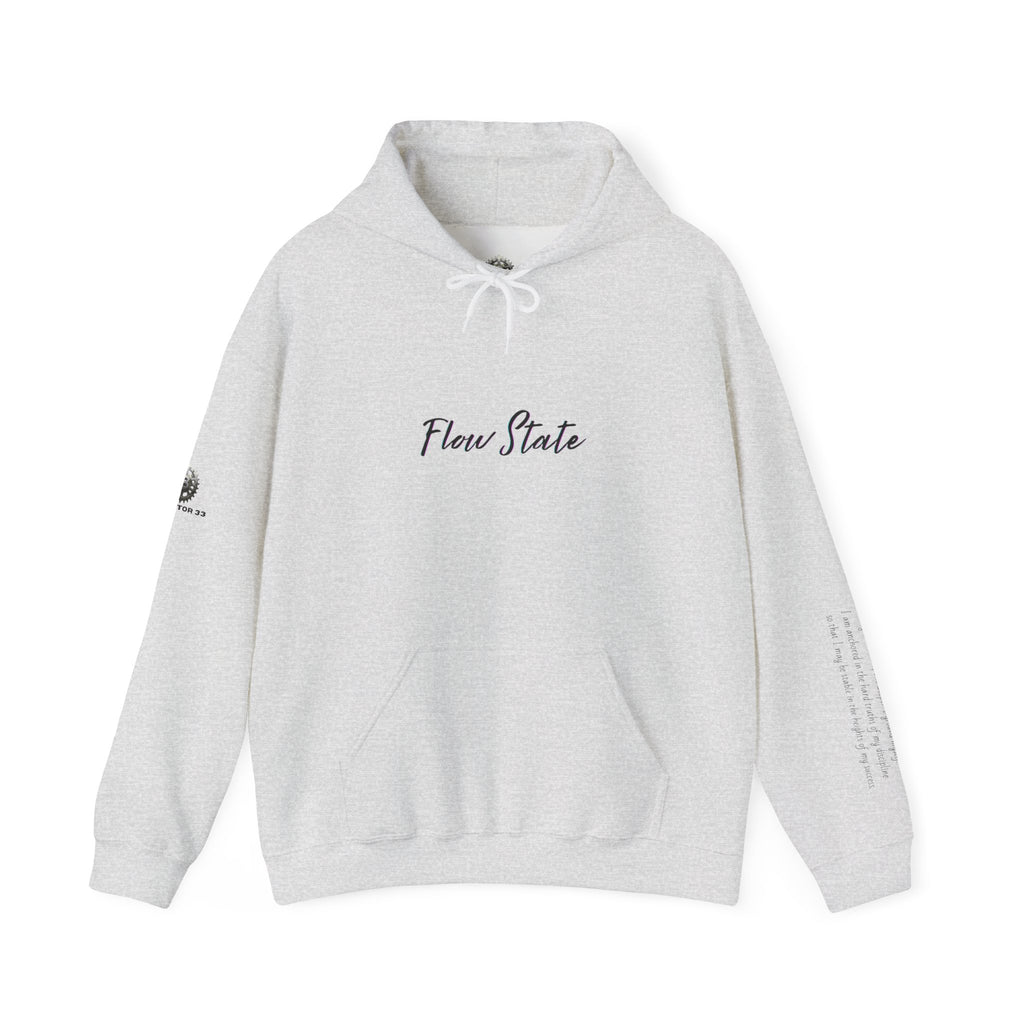 “Flow State” Hoodie- Sleeve Printed Affirmation