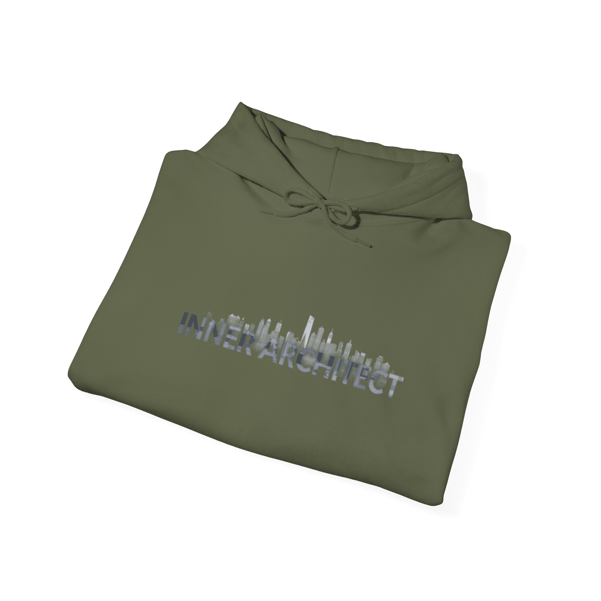 "Inner Architect" Hoodie Sweatshirt- Sleeve Printed Affirmation