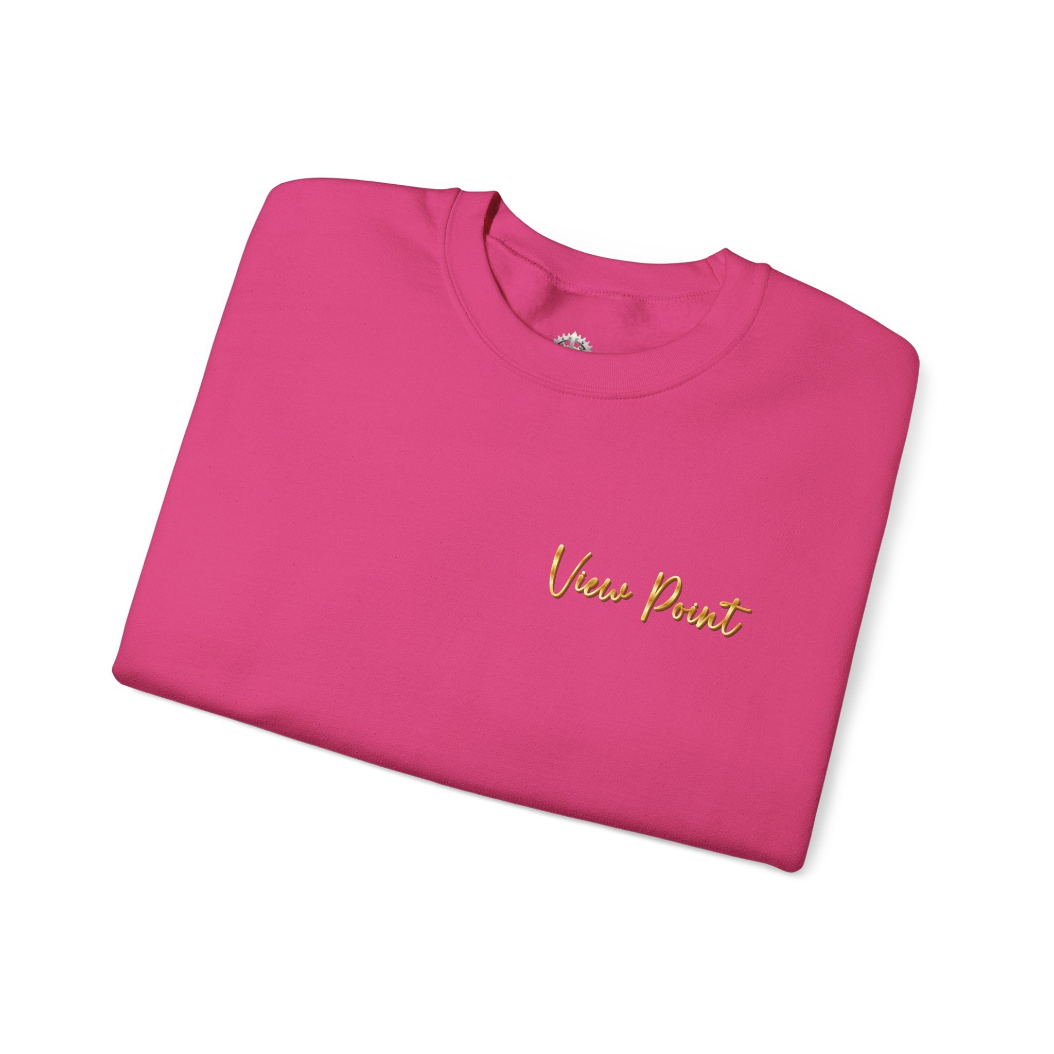 "View Point" Crewneck - Heavyweight Sleeve Print Sweatshirt