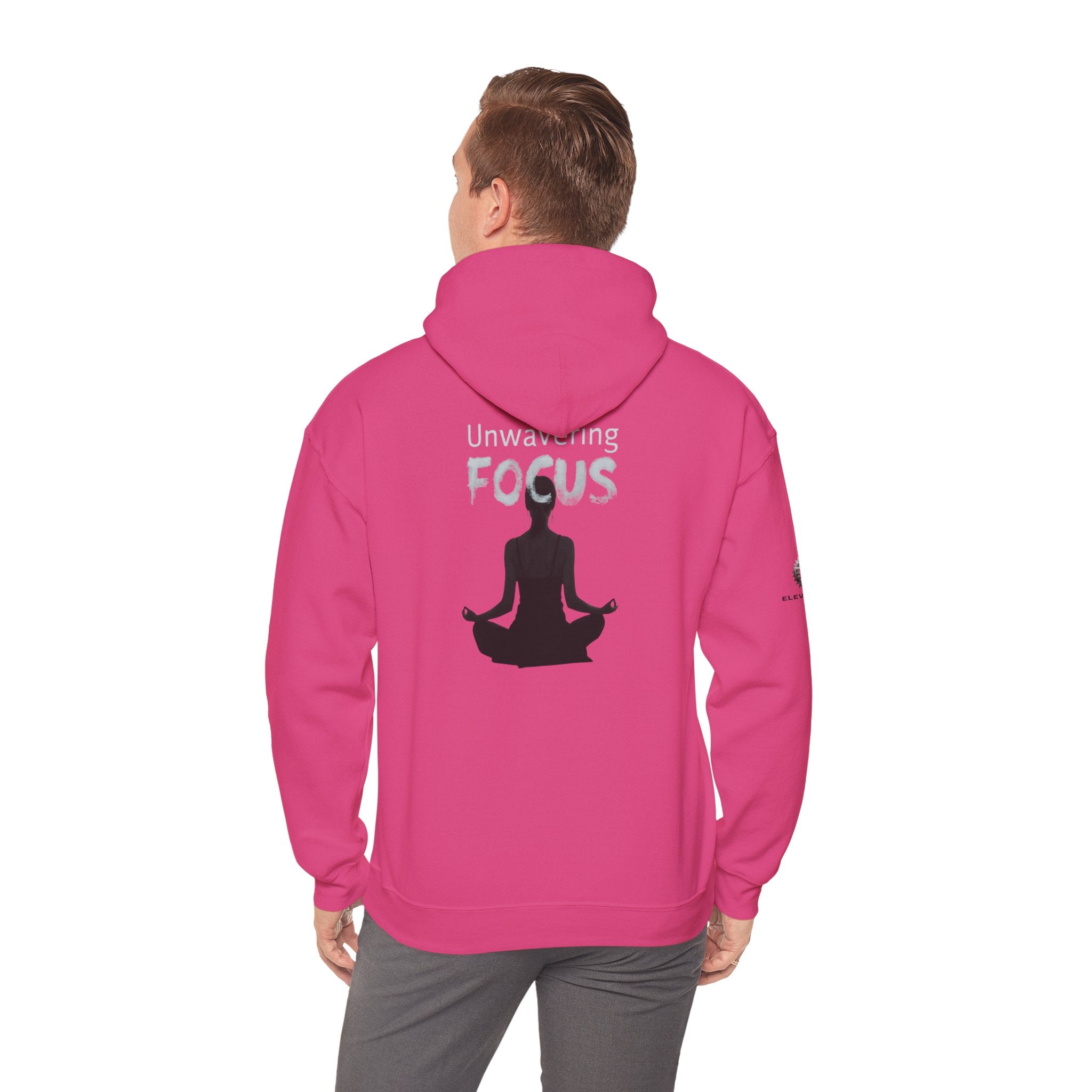 “Unwavering Focus” Hoodie- Sleeve Print Affirmation