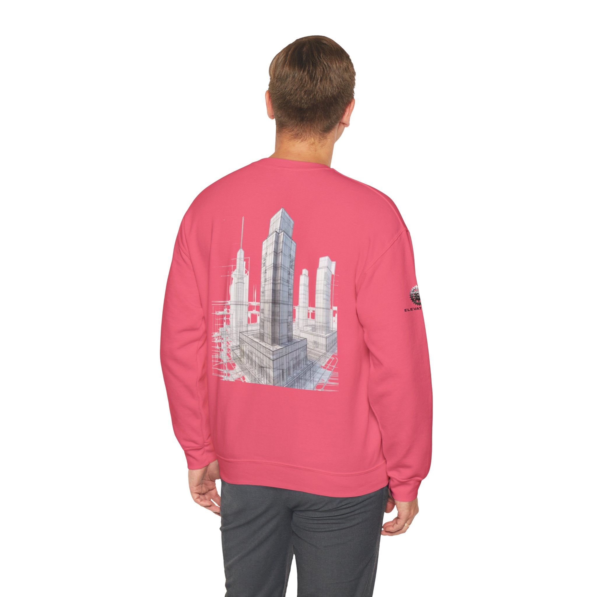 "Inner Architect" Crewneck Sweatshirt- Sleeve Printed Affirmation