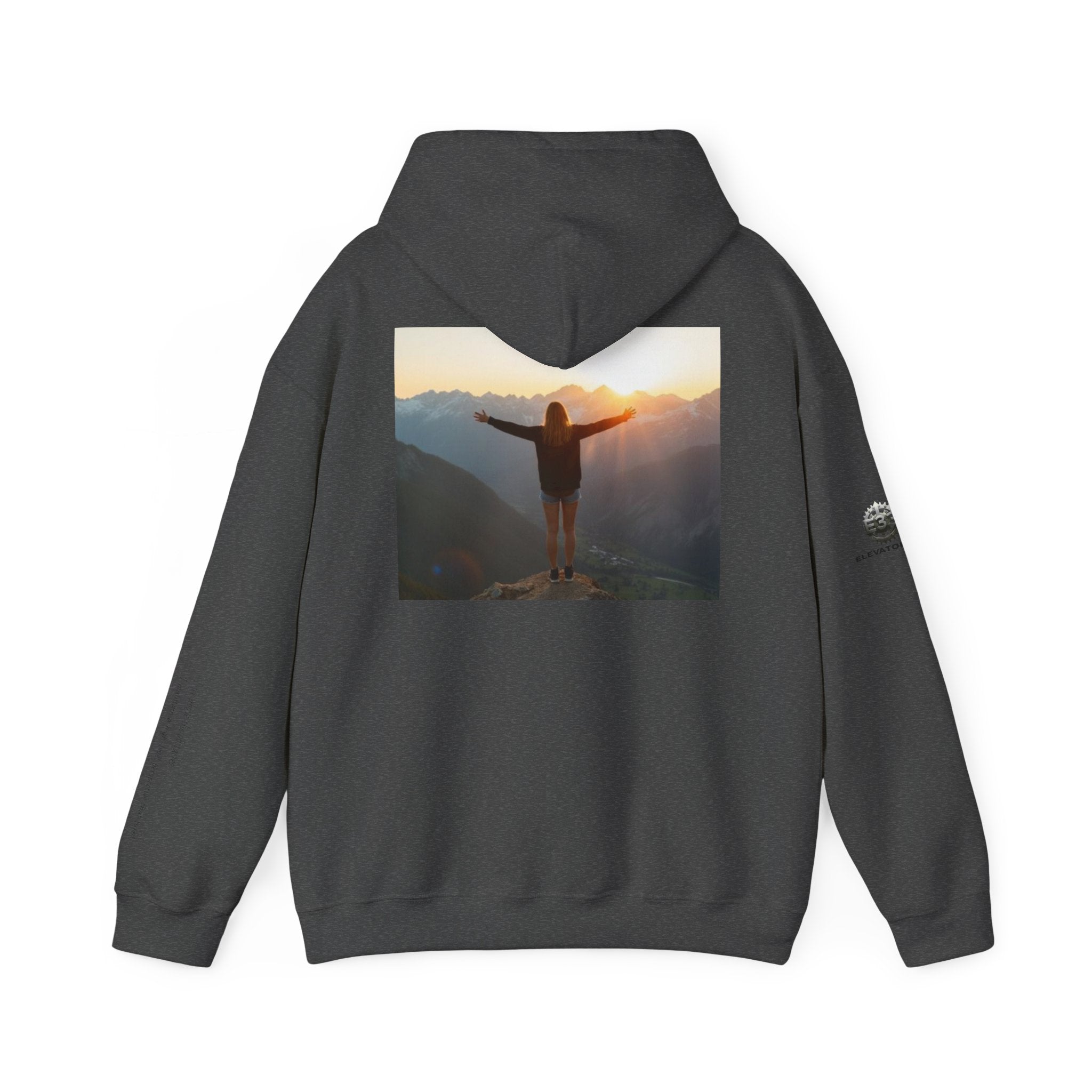 “View Point” Hoodie- Sleeve Print Affirmation
