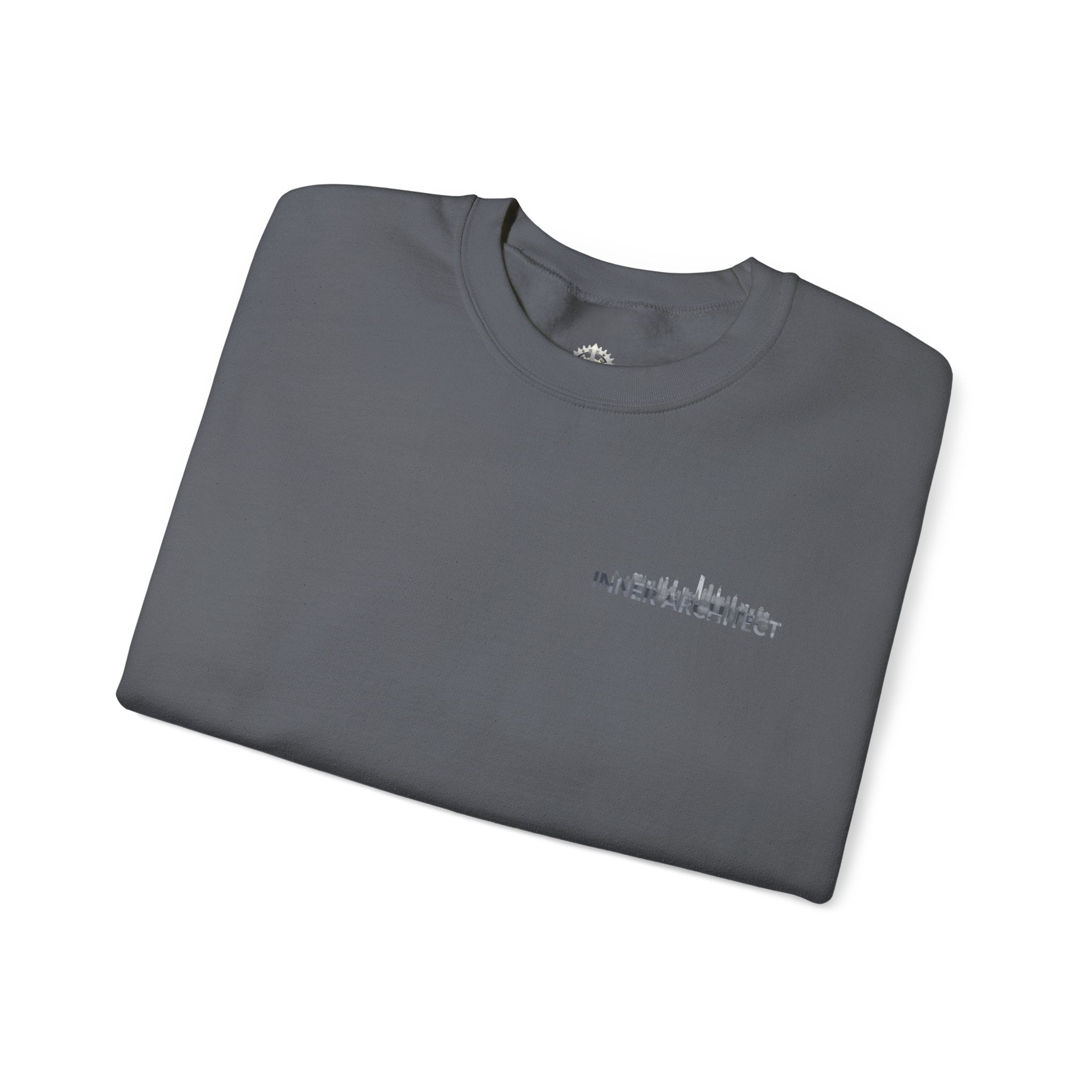 "Inner Architect" Crewneck Sweatshirt- Sleeve Printed Affirmation