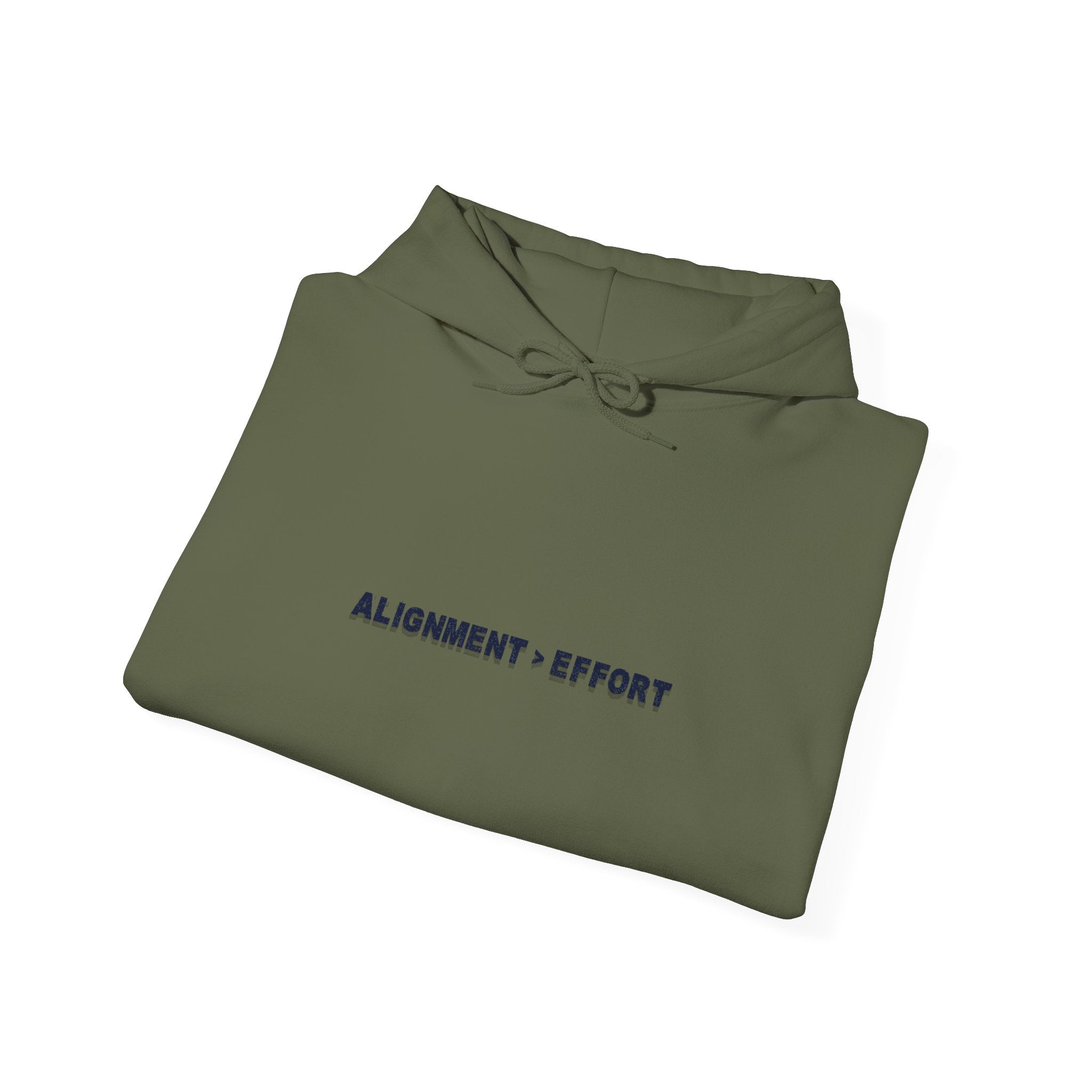 “Alignment > Effort” Hoodie - Sleeve Print Affirmation