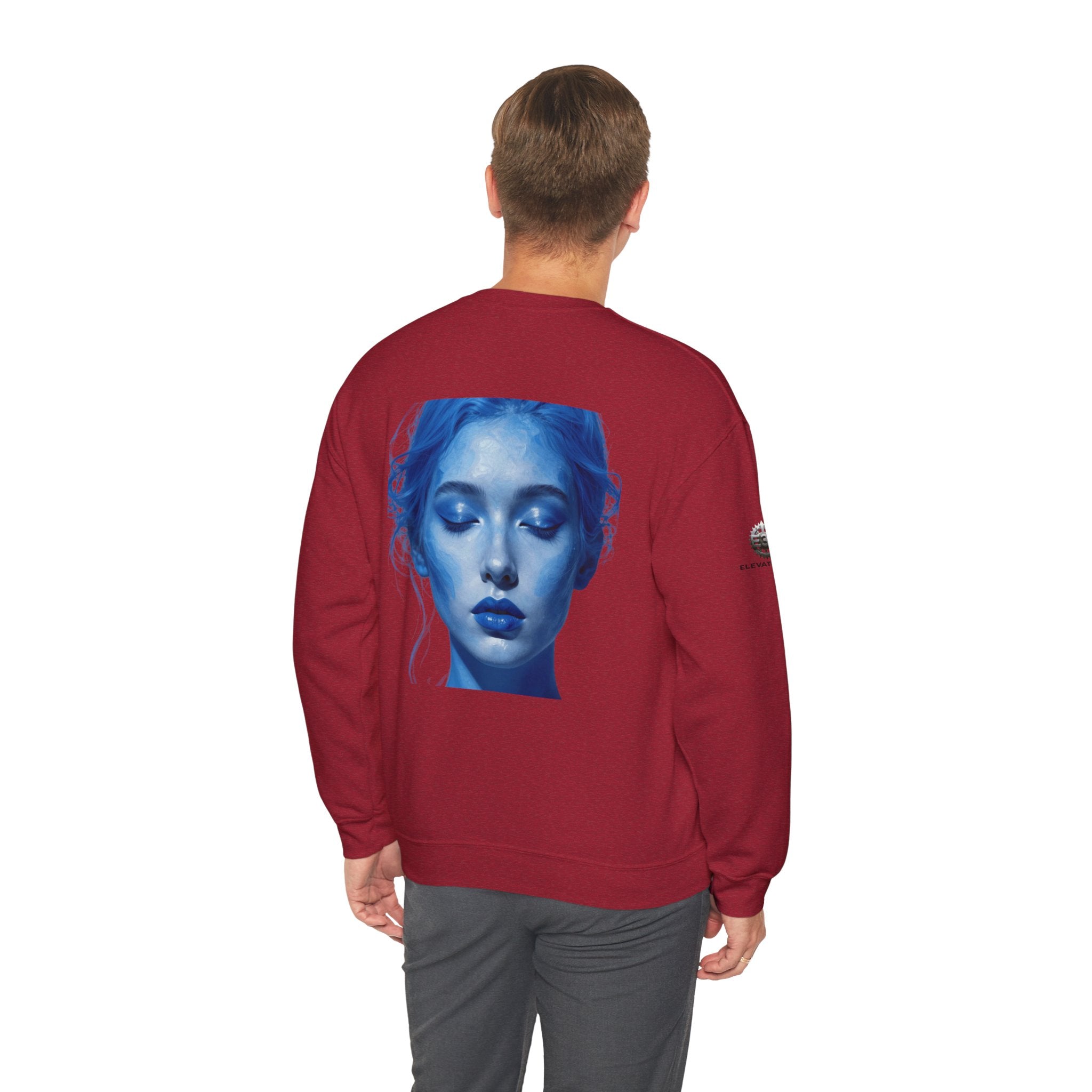 “Flow State” Crewneck Sweatshirt- Sleeve Print Affirmation