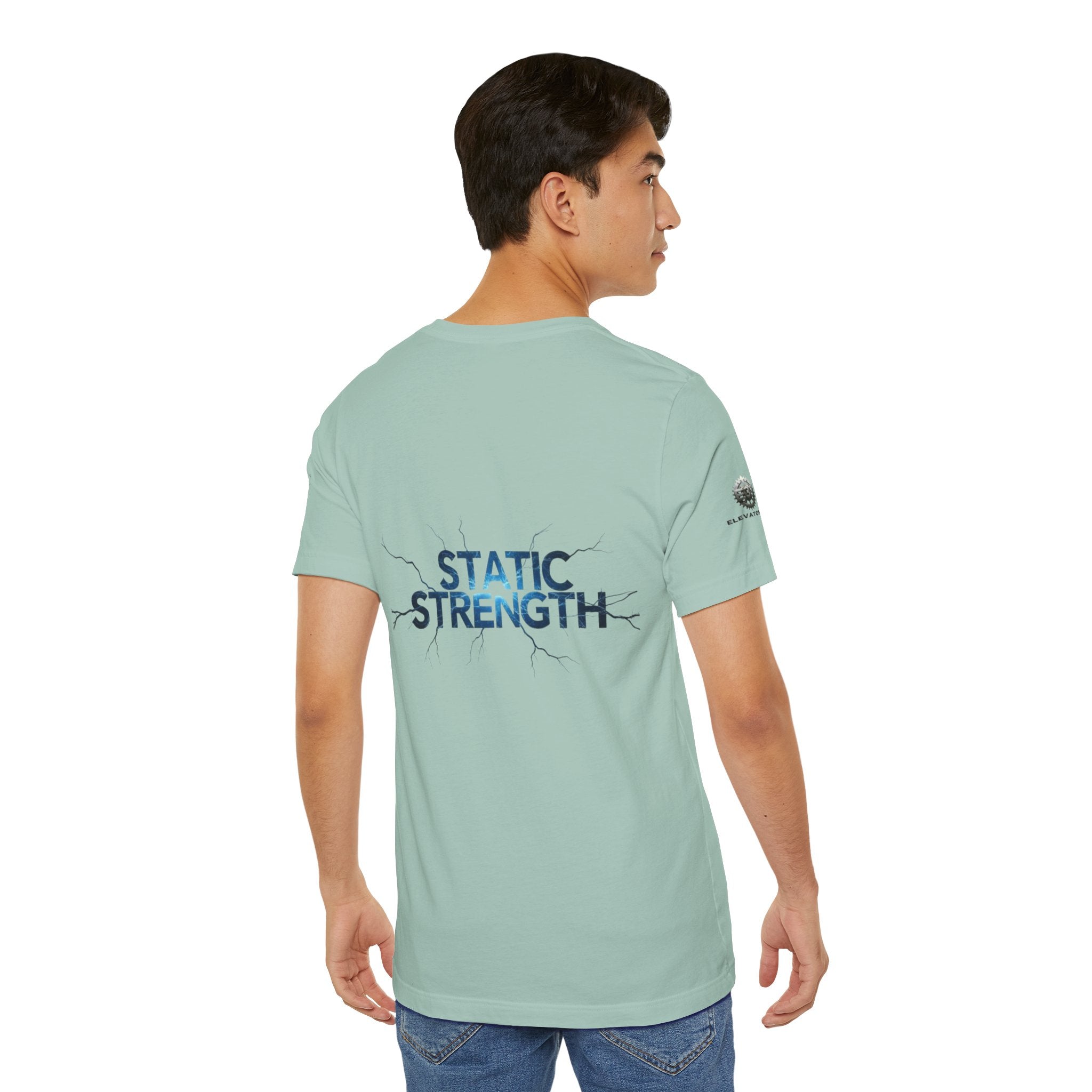 Static Strength T-Shirt — 'In the chaos, I am unmoving' Motivational Tee