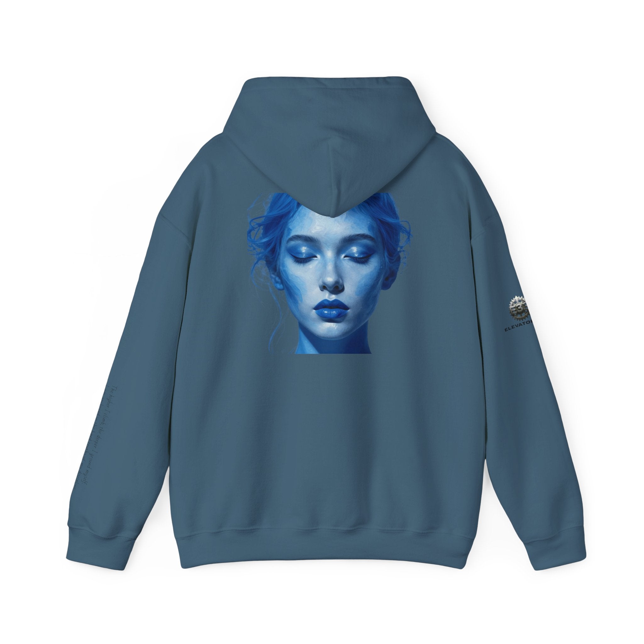 “Flow State” Hoodie- Sleeve Printed Affirmation
