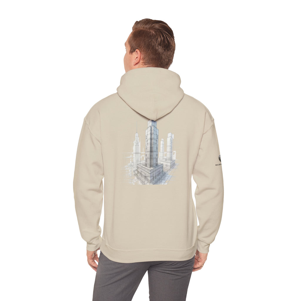 "Inner Architect" Hoodie Sweatshirt- Sleeve Printed Affirmation