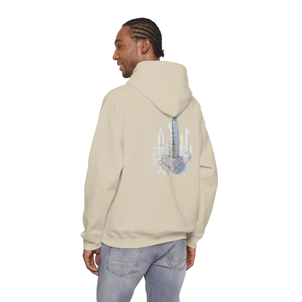 "Inner Architect" Hoodie Sweatshirt- Sleeve Printed Affirmation