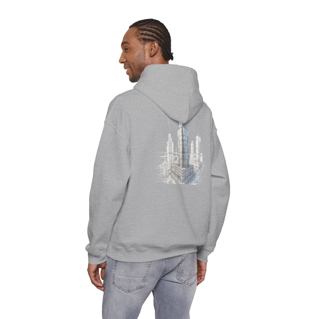 "Inner Architect" Hoodie Sweatshirt- Sleeve Printed Affirmation