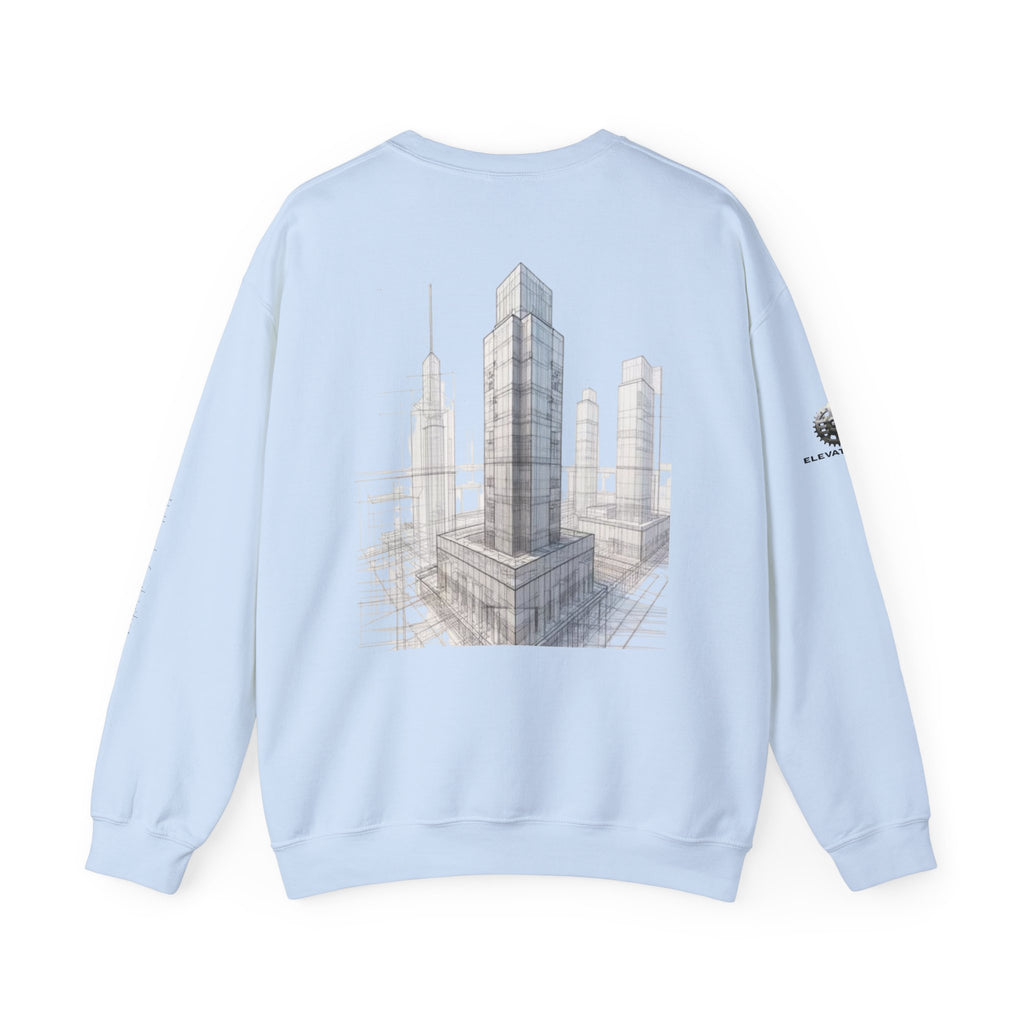 "Inner Architect" Crewneck Sweatshirt- Sleeve Printed Affirmation