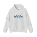 “Static Strength” Hoodie Sweatshirt- Sleeve Print Affirmation