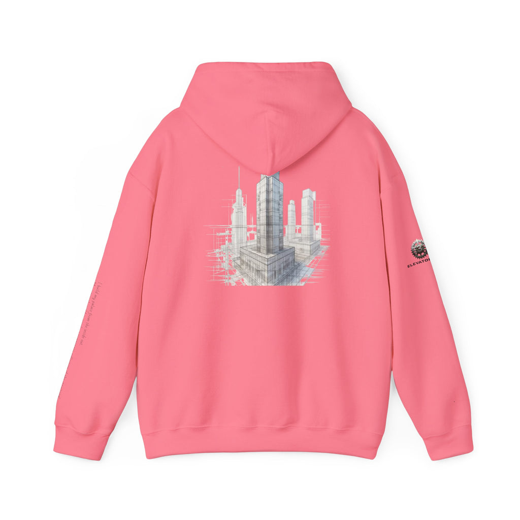 "Inner Architect" Hoodie Sweatshirt- Sleeve Printed Affirmation