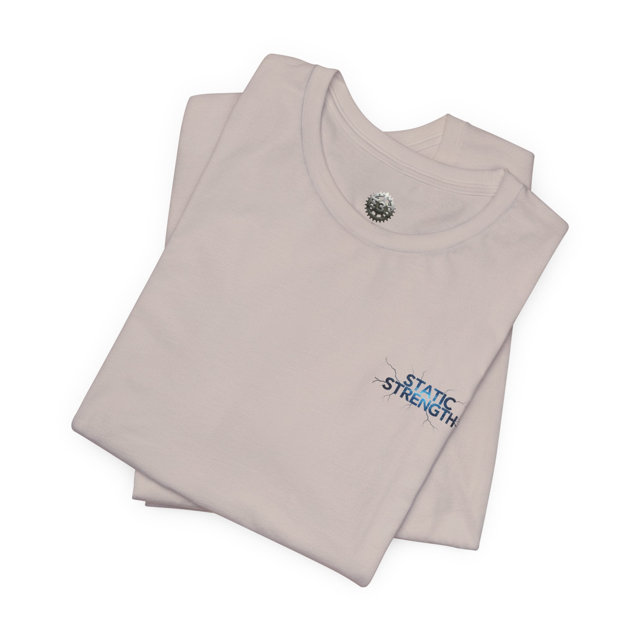Static Strength T-Shirt — 'In the chaos, I am unmoving' Motivational Tee